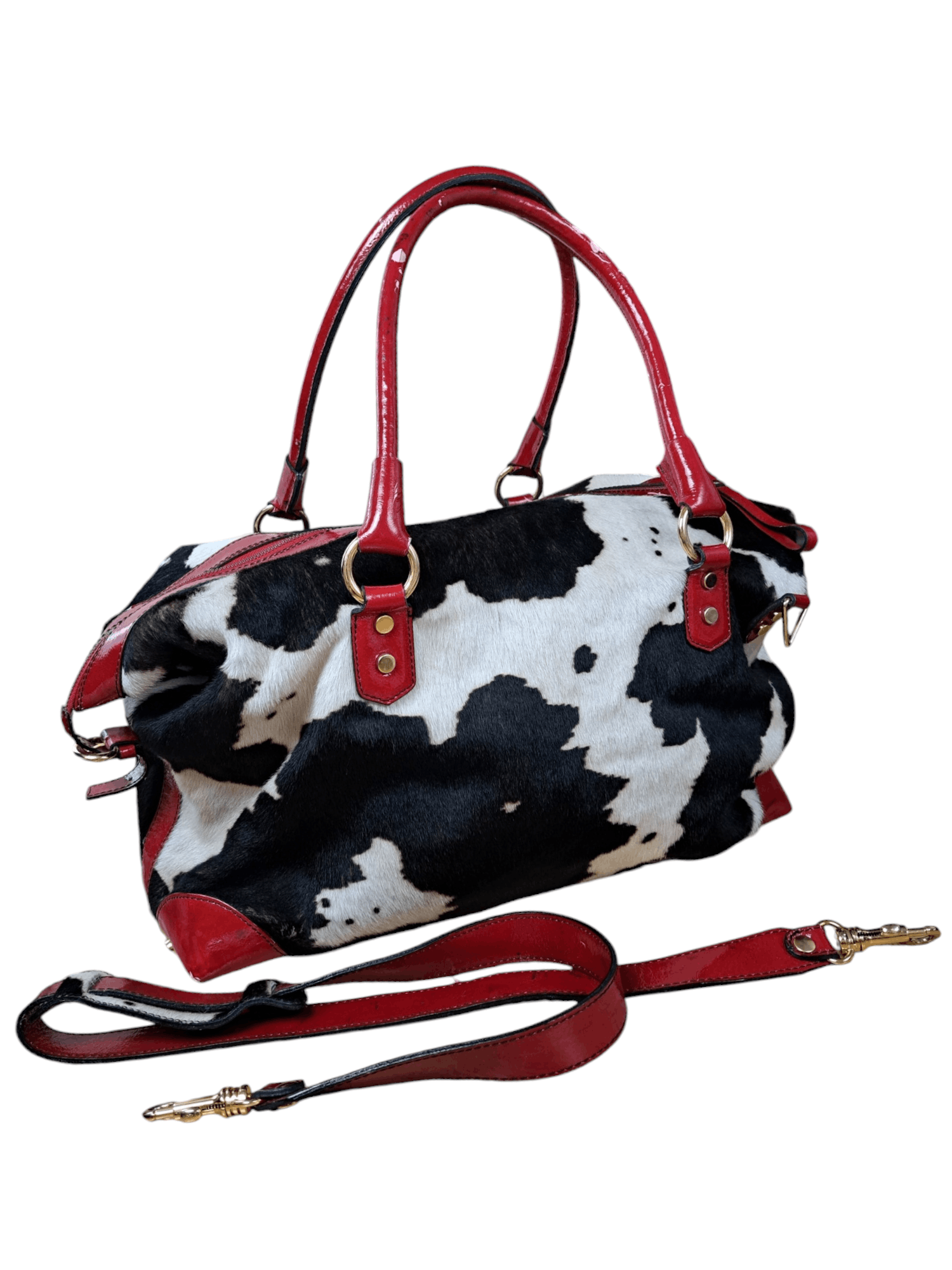 Other Cavalcanti Leather Cow Print Purse big bag Size ONE SIZE - 1 Thumbnail