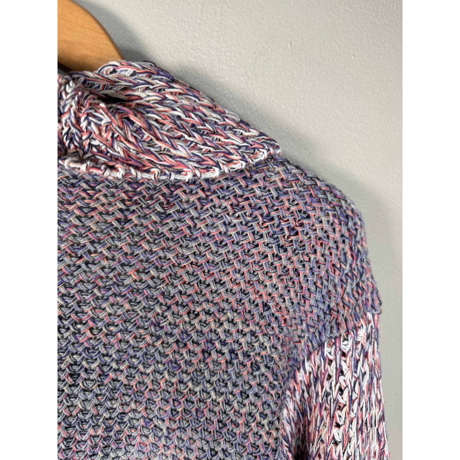 See by Chloe See by Chloe two tone melange crochet drape cardigan size 10 Size L / US 10 / IT 46 - 5 Thumbnail