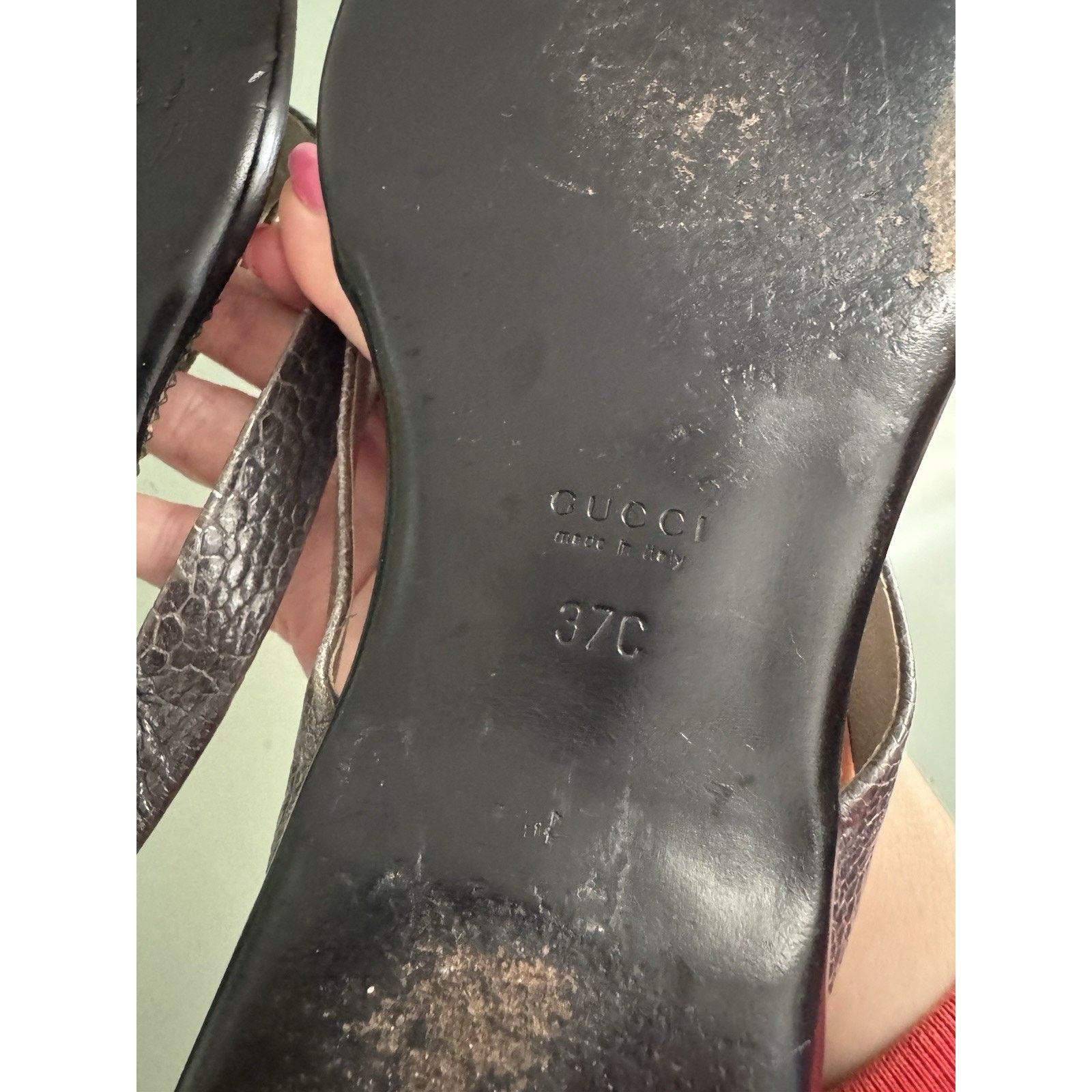 Gucci Vintage 90’s Y2K Gucci Strappy Thong Sandal Flats Size US 6.5 / IT 36.5 - 8 Thumbnail