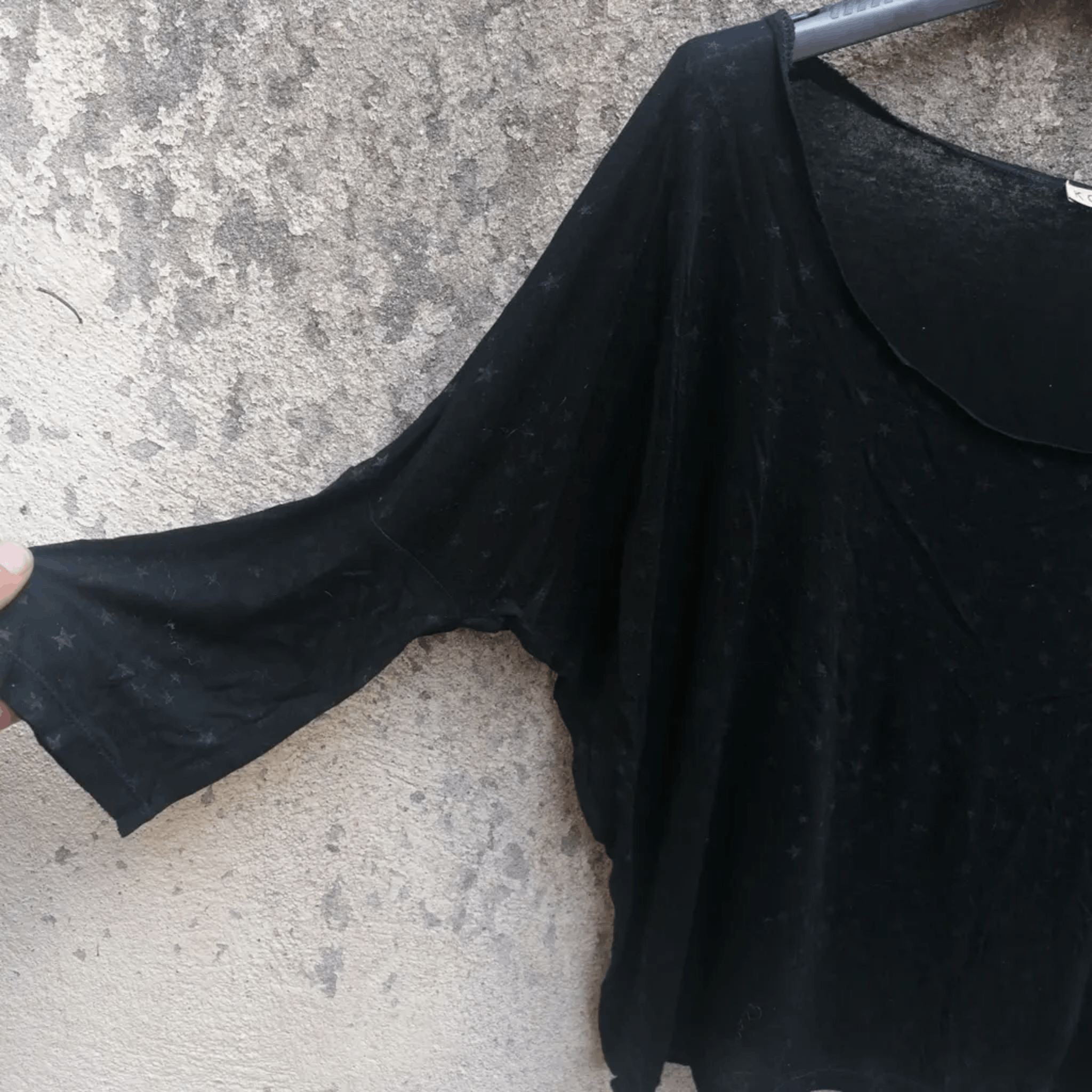 Other Kookai Black Viscose Top - Oversized Fit - Size 2 - Used Size XS / US 0-2 / IT 36-38 - 4 Thumbnail