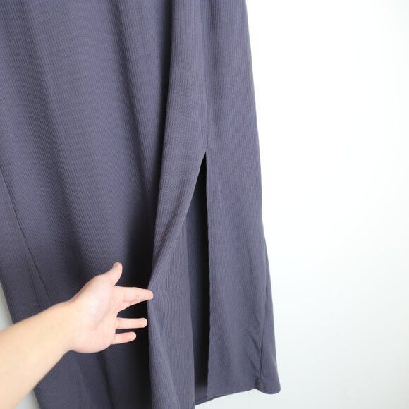 Torrid Torrid Maxi Super Soft Rib Column Periscope Skirt Size 1 Size 35" - 5 Thumbnail