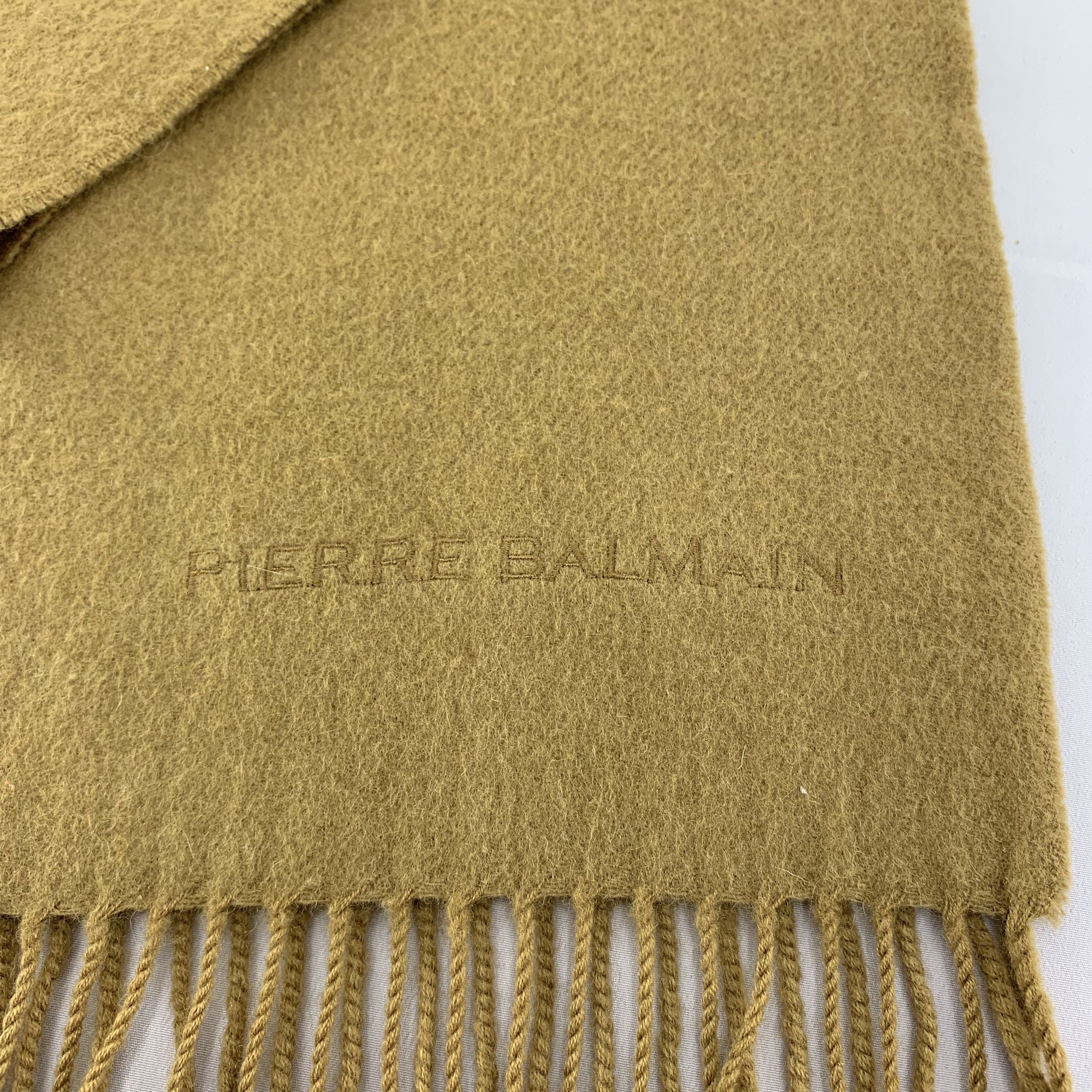Pierre Balmain Pierre Balmain Scarf Wool Muffler Neck Wrap BL4026 Size ONE SIZE - 4 Thumbnail