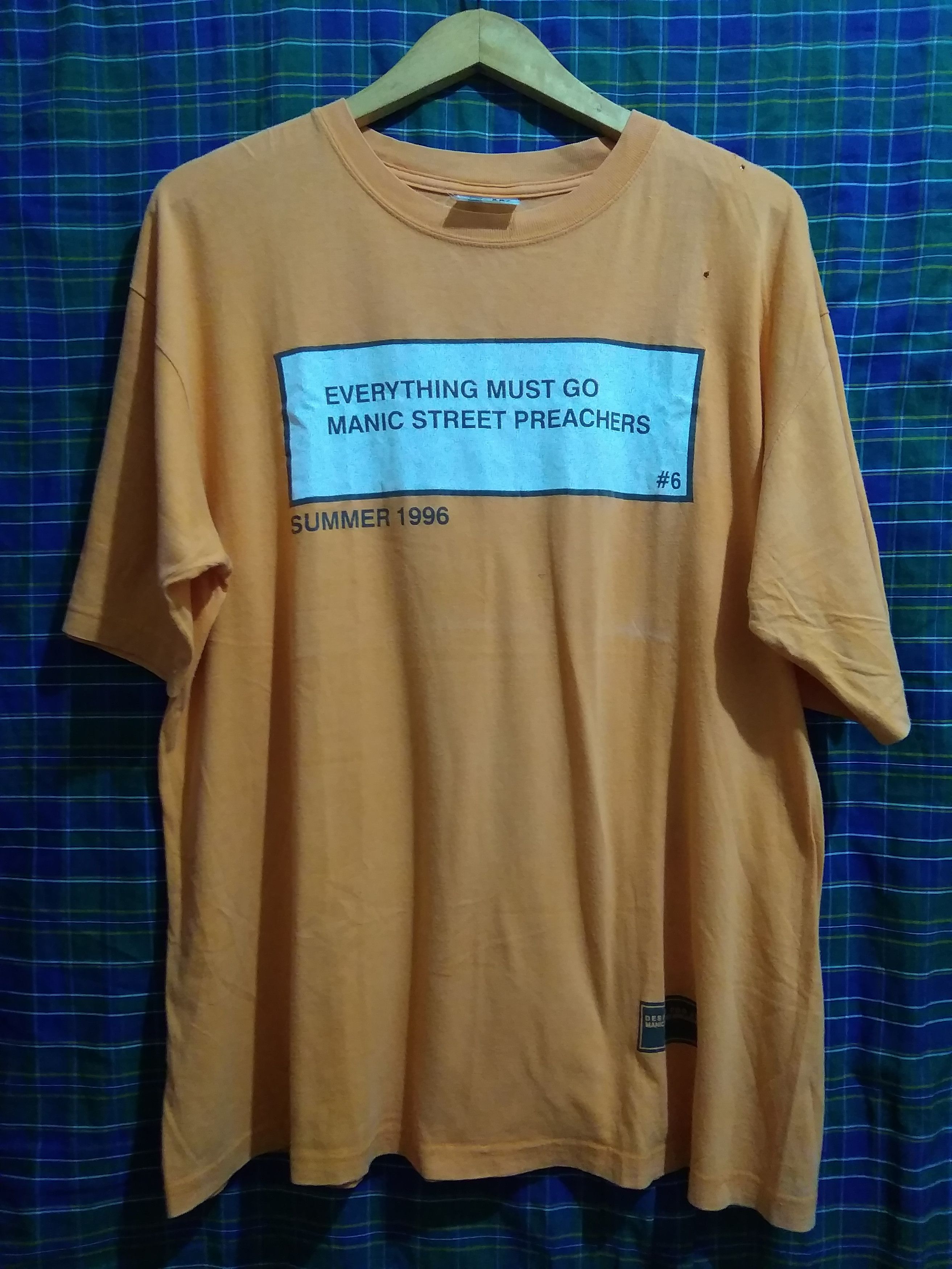 Band Tees Vintage 90s Manic Street Preachers Everything Must Go rare Size US XL / EU 56 / 4 - 1 Thumbnail