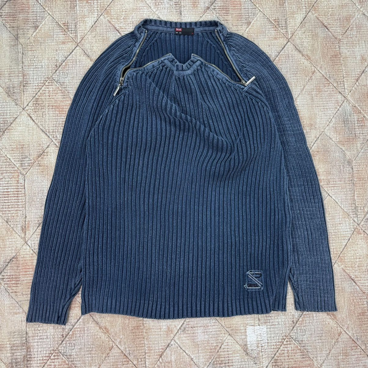 Diesel × Japanese Brand Diesel Washed Double Zip vintage hoodie opium muscle fit Size US XXL / EU 58 / 5 - 1 Thumbnail