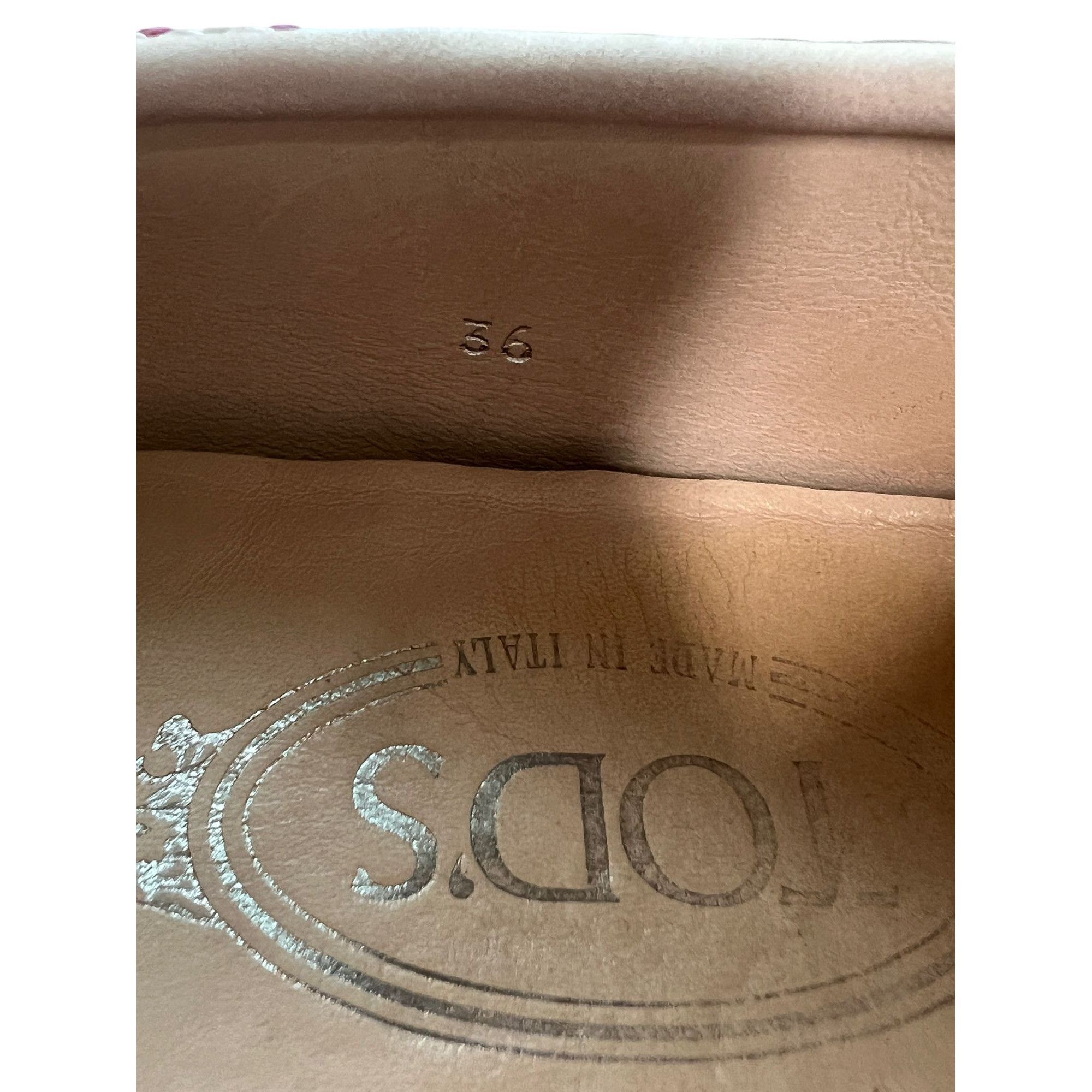 Tod's Tods Heaven Laccetto Scooby Doo Shoes Light Pink Slip On Dri Size US 6 / IT 36 - 12 Thumbnail