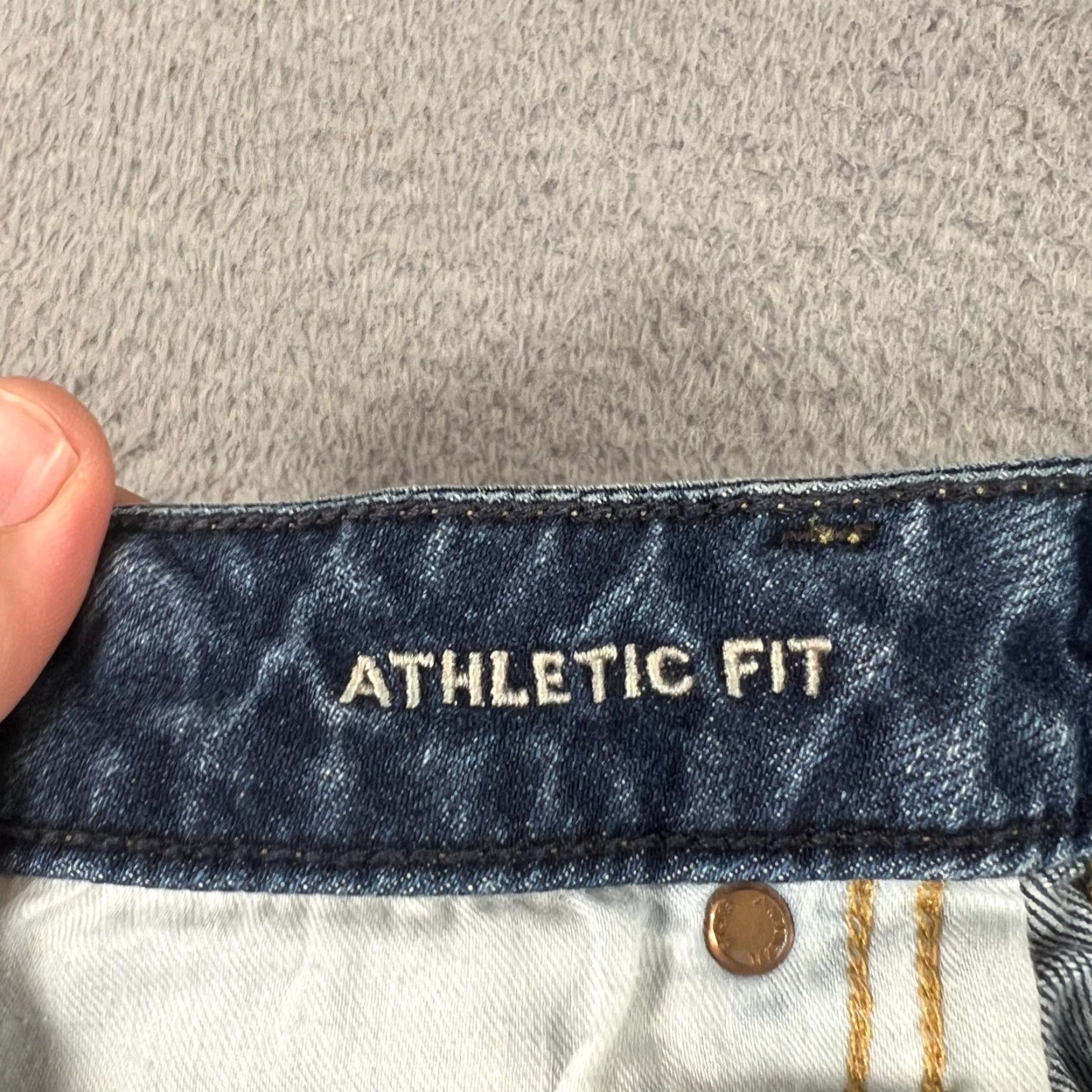 American Eagle Outfitters VINTAGE American Eagle Jeans Men's 30x31 Slim Skinny Denim Medium Wash Casual Pants Mens Size US 30 / EU 46 - 7 Thumbnail
