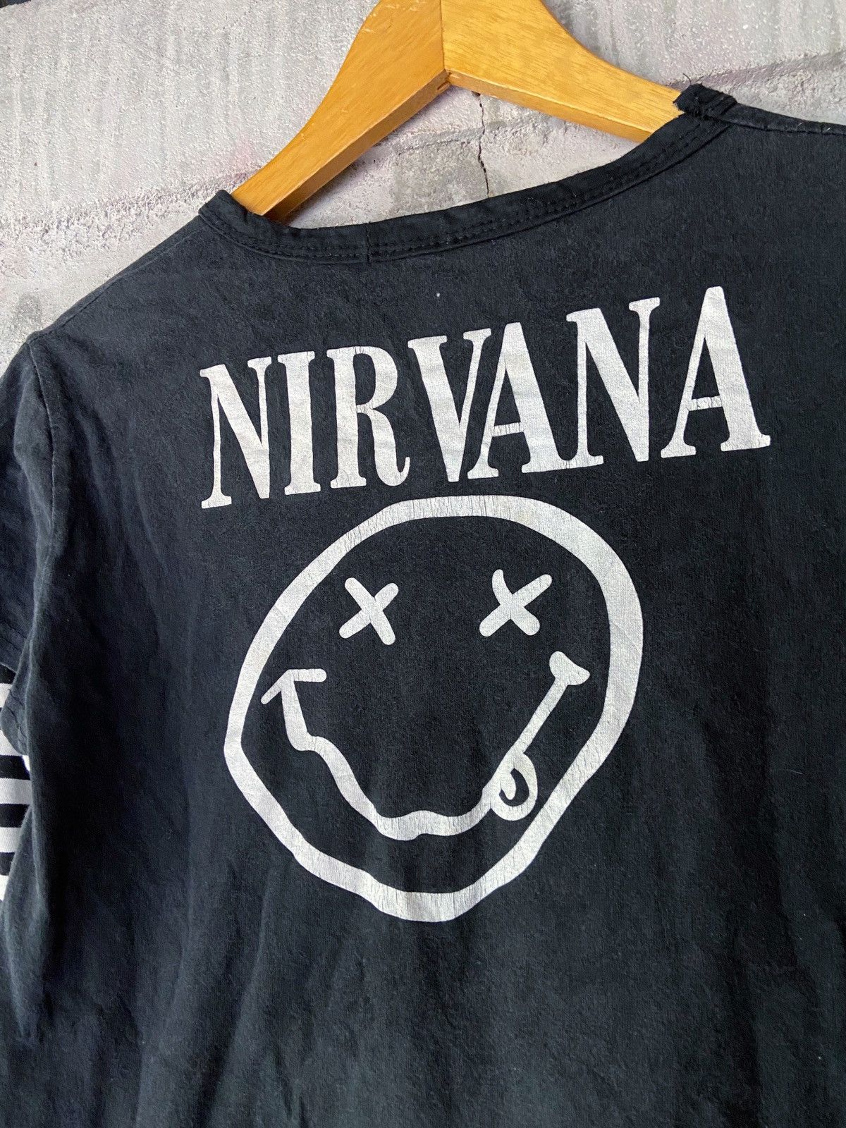 Beauty Beast × Hysteric Glamour × Japanese Brand JAPANESE DOUBLE LAYER GRUNGE NIRVANA LONG SLEEVE Size US S / EU 44-46 / 1 - 11 Thumbnail