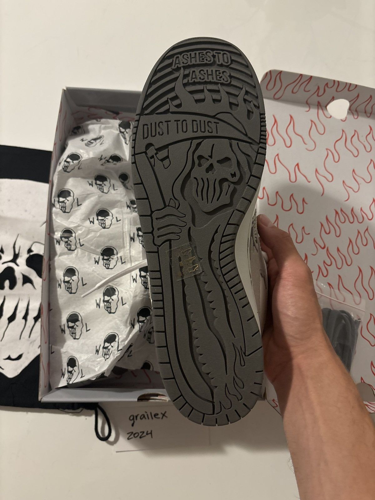 Warren Lotas WL REAPER “CLEAN SLATE” Size US 13 / EU 46 - 5 Thumbnail