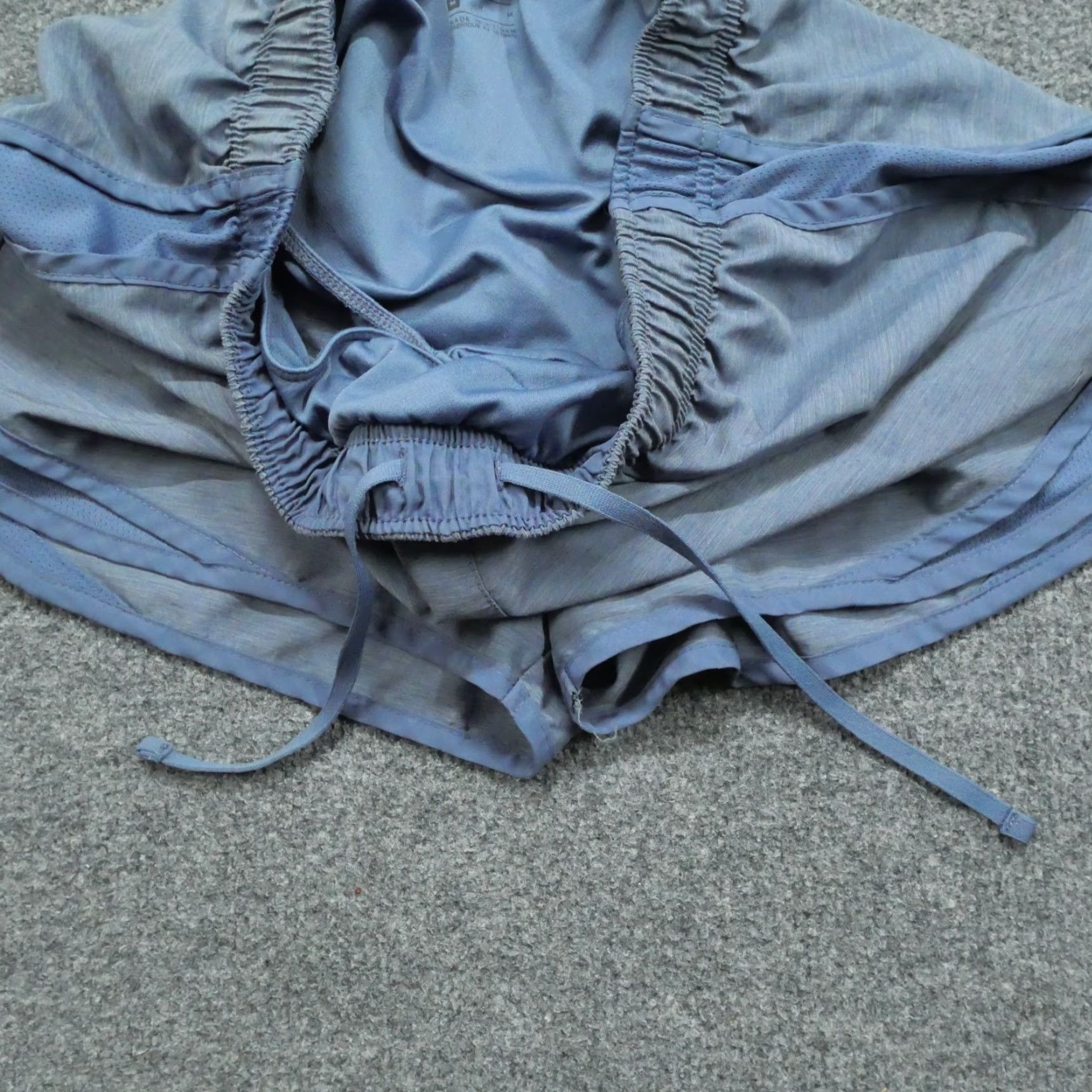 Nike Nike Shorts Womens Medium Blue Grey Lined Dri Fit Running Gym Athletic Size 32" / US 10 / IT 46 - 4 Thumbnail