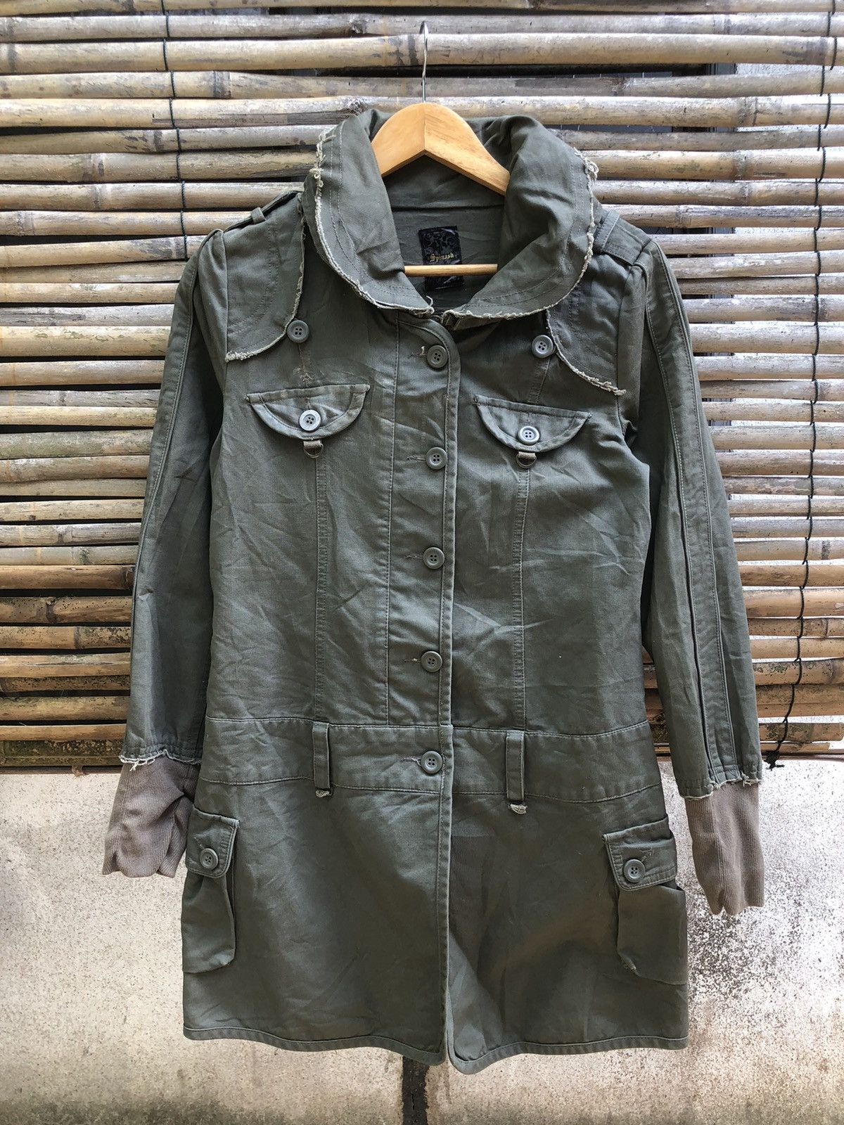 Japanese Brand × Vintage Vintage Japanese Brands Spinash Army Jacket Size M / US 6-8 / IT 42-44 - 4 Thumbnail