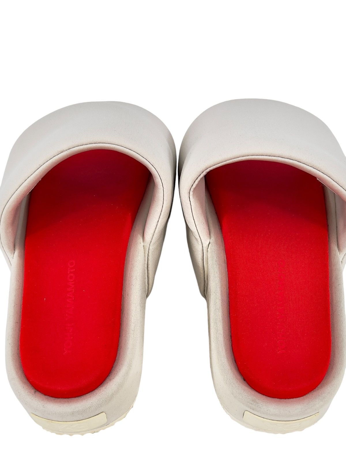 Adidas × Y-3 × Yohji Yamamoto Beige Platform Slides Size US 10 / EU 43 - 9 Thumbnail