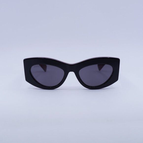 Gucci 🕶️ New Gucci GG1843S 006 Sunglasses - Shiny Black/Burgundy Size ONE SIZE - 2 Thumbnail