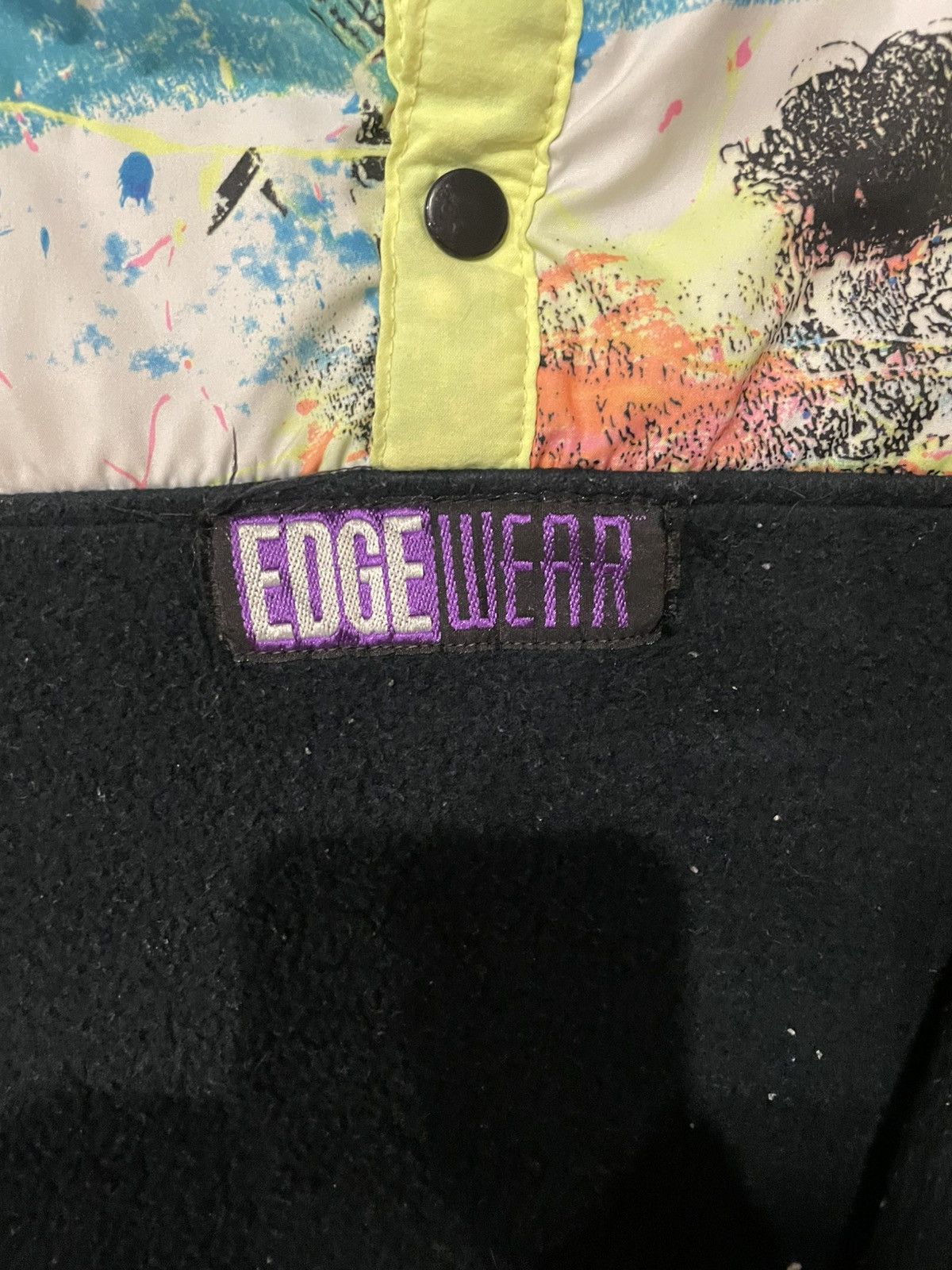 Coca Cola × Vintage Insane Vintage Diet Coke EdgeWear Neon Print Ski Fleece Size US L / EU 52-54 / 3 - 3 Thumbnail