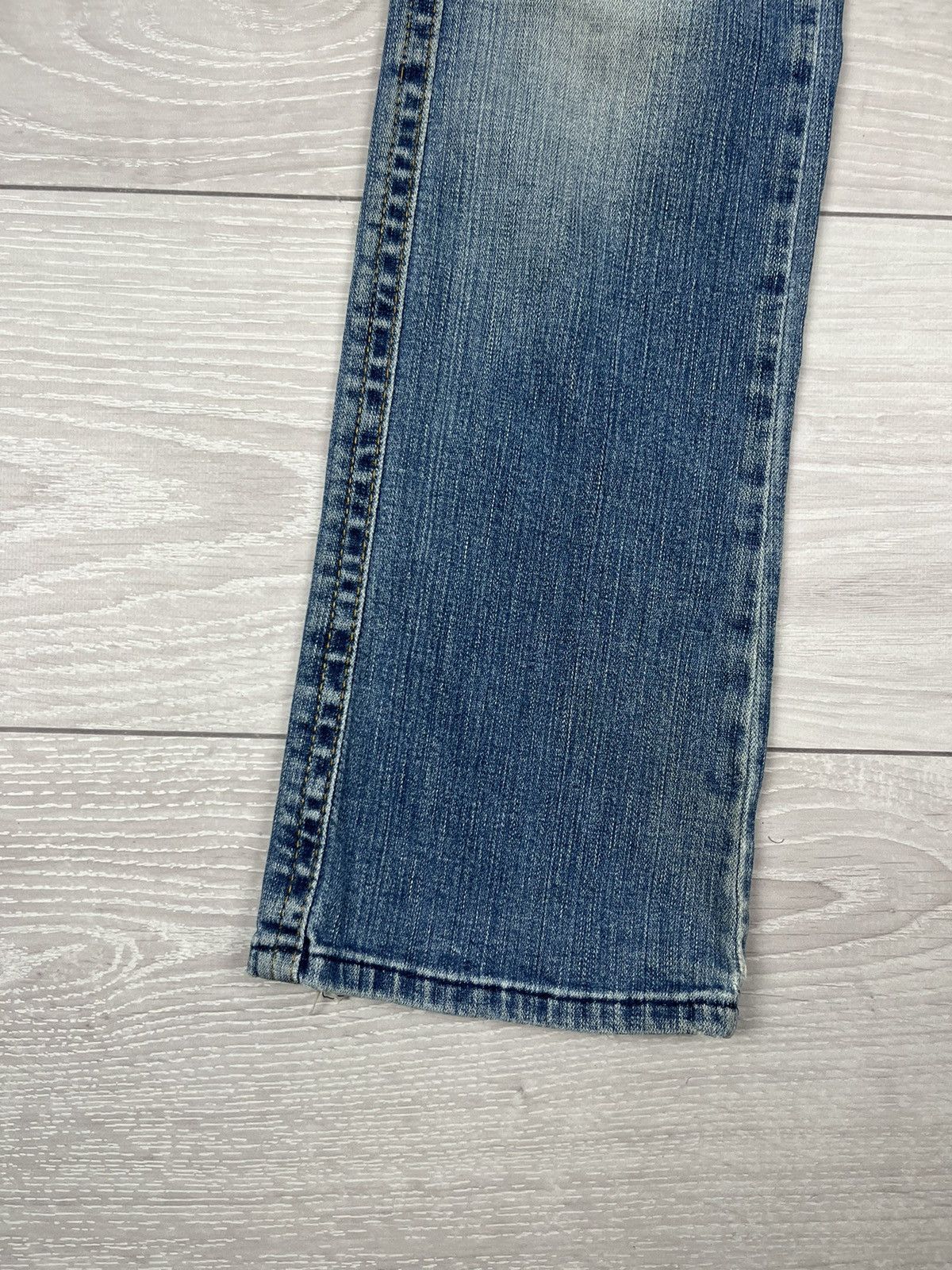 Miss Sixty Miss Sixty Y2K Blue Denim Washed Flared Jeans Denim Pants 27 Size 27" / US 4 / IT 40 - 4 Thumbnail