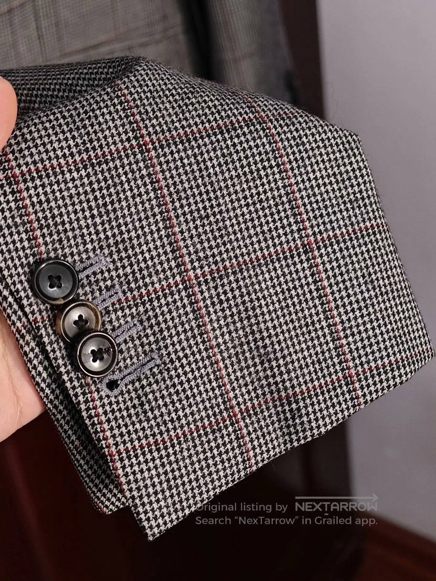 Tallia Italian Wool Blended Custom Suit Jacket. Size US S / EU 44-46 / 1 - 4 Thumbnail
