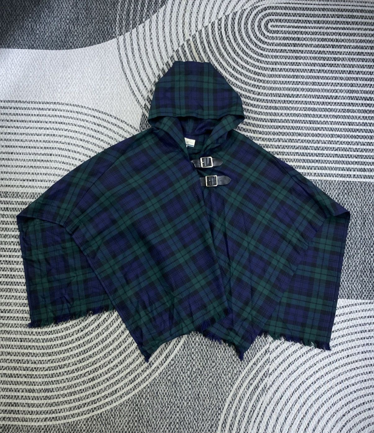 O'Neill Vtg O’neill Of Dublin Wool Plaid Tartan Hooded Cape Jacket Size US XL / EU 56 / 4 - 6 Thumbnail