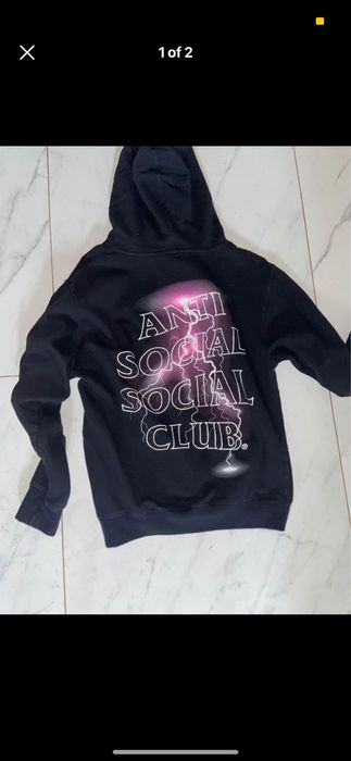 Anti social social sales club hoodie grailed