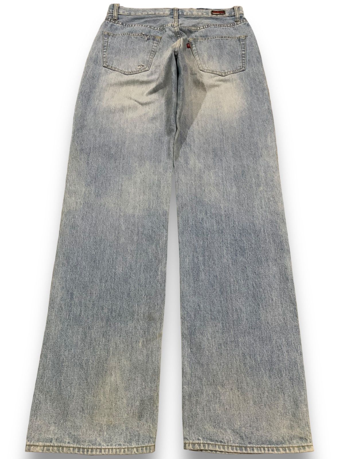 JNCO Vintage Japanese Brand Piko Hawaiian Baggy Distressed Jeans Size US 31 - 2 Thumbnail