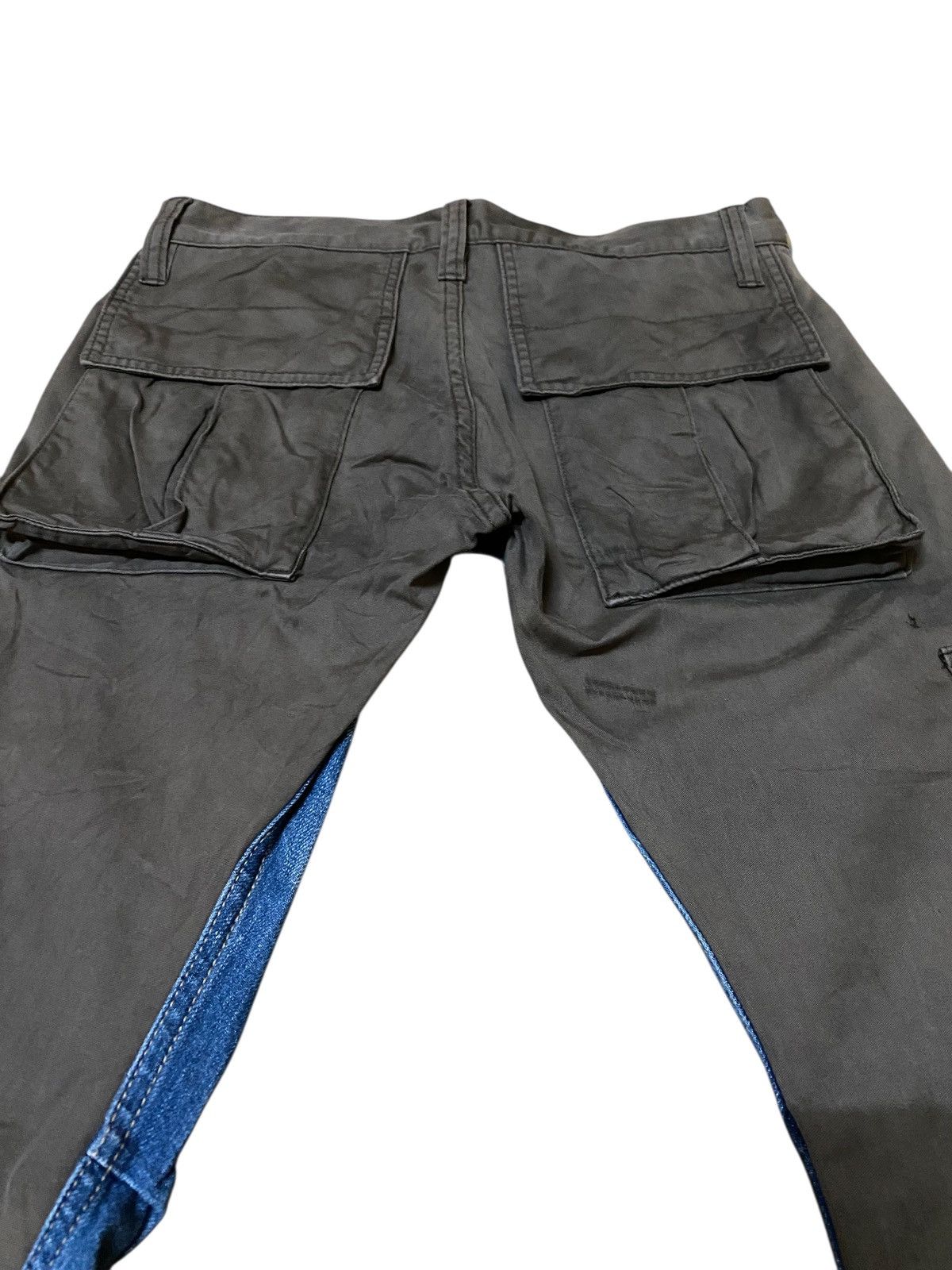 Hysteric Glamour Hysteric Glamour Two Tone Multi Pocket Cargo Style Jeans Size 29" - 6 Thumbnail