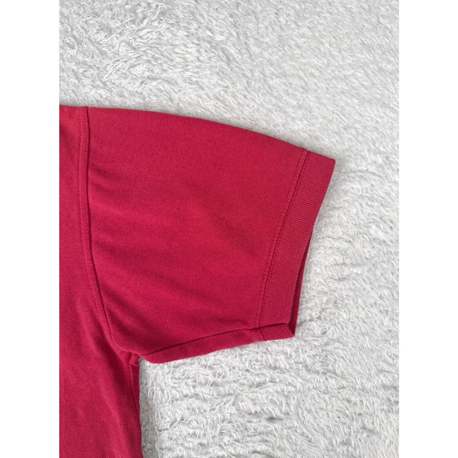 Lacoste Lacoste Polo Shirt Men Red Short Sleeve Slim 5 100% Cotton Knit Croc Logo Vintage No Size US S / EU 44-46 / 1 - 2 Thumbnail