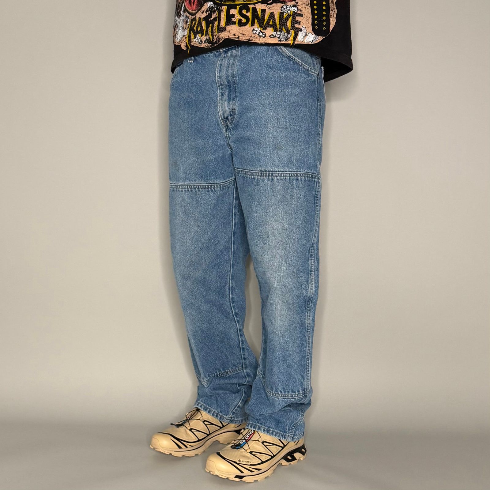 Dickies Vintage Y2K Dickies Carpenter Jean 36x34 Relaxed Medium Wash Size US 36 / EU 52 - 2 Thumbnail