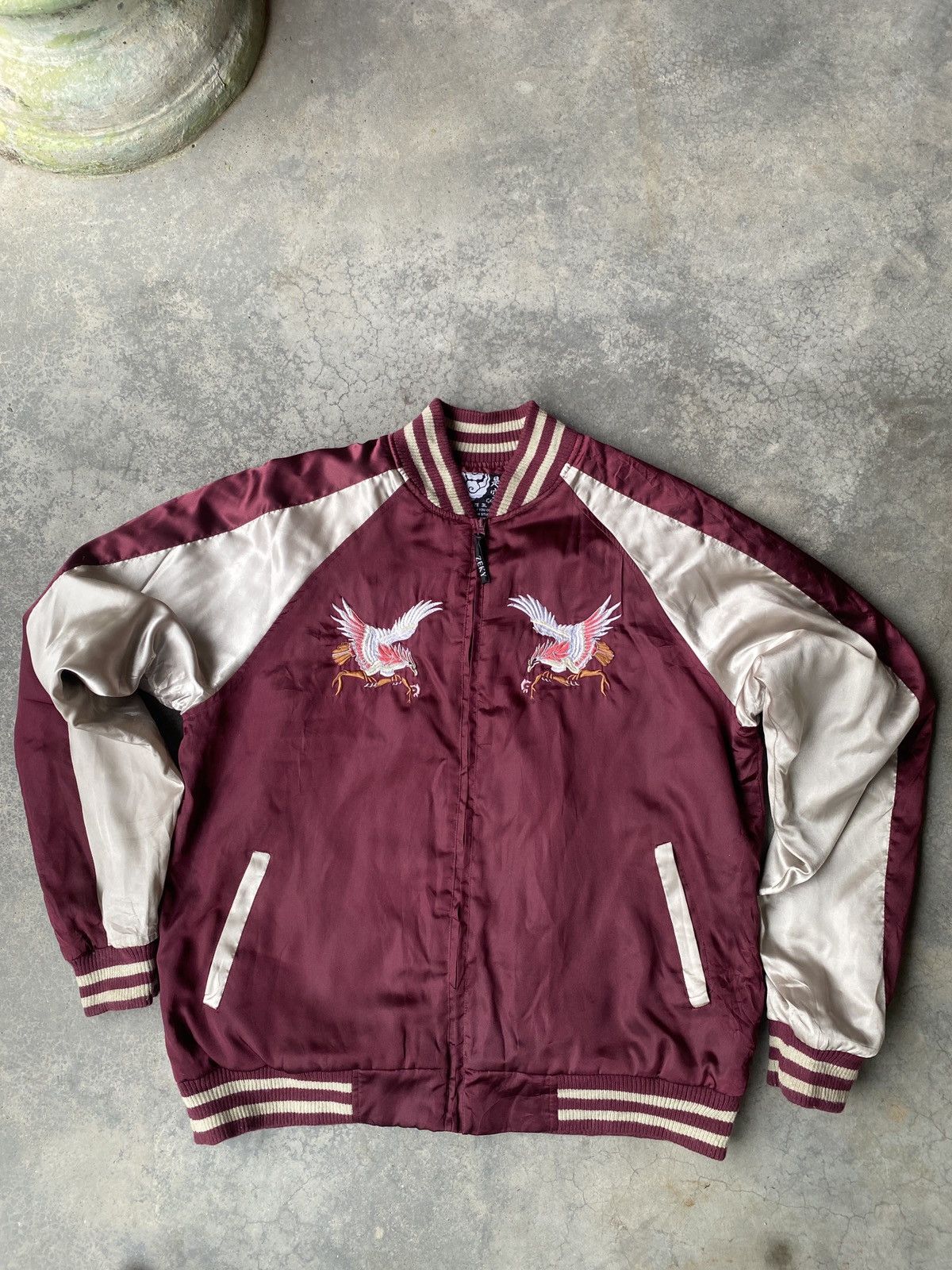 Japanese Brand Sukajan japan phoenix bird back hit Size US L / EU 52-54 / 3 - 1 Thumbnail