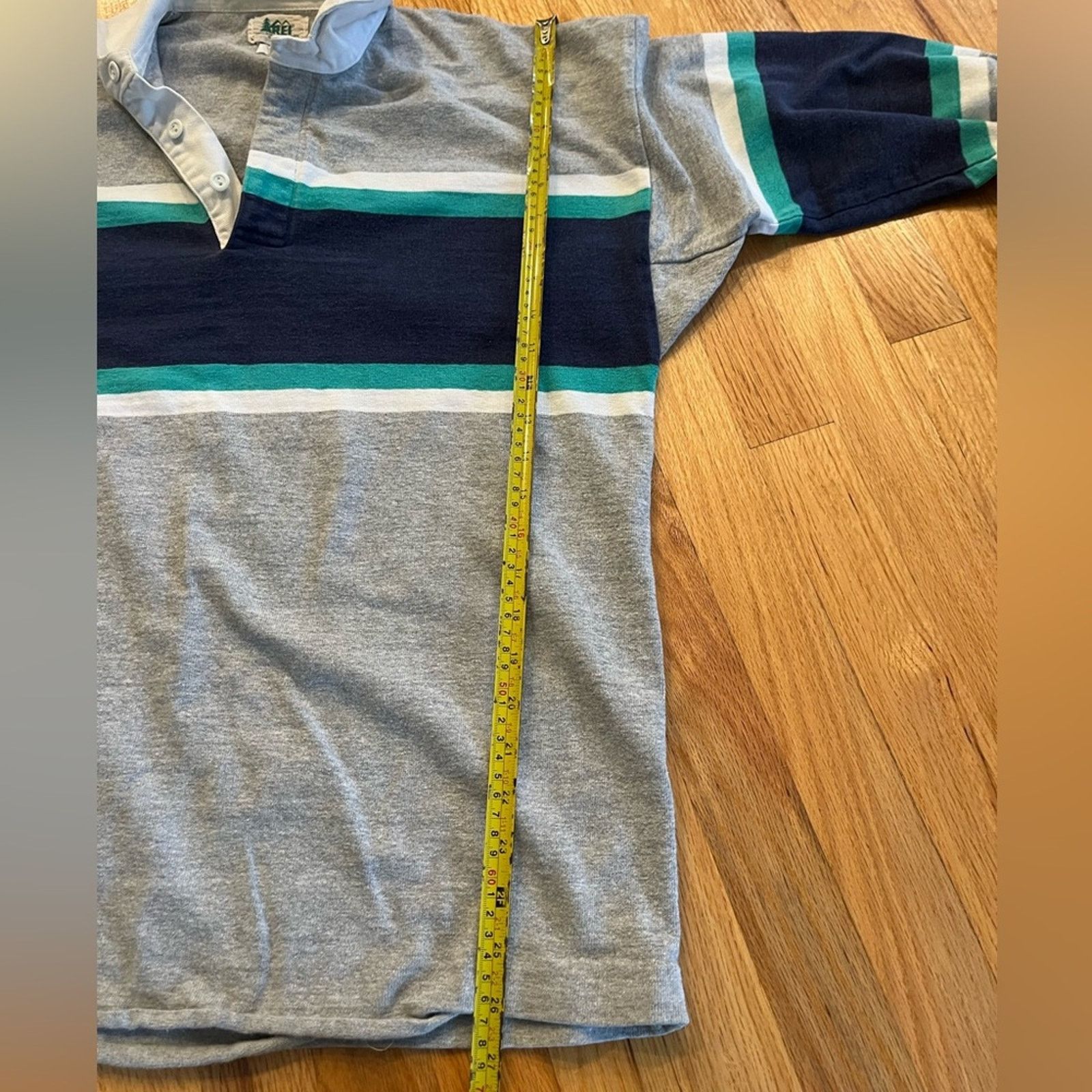 Rei Vintage 90’s REI Men’s Rugby Long Sleeve Shirt Size US L / EU 52-54 / 3 - 10 Thumbnail