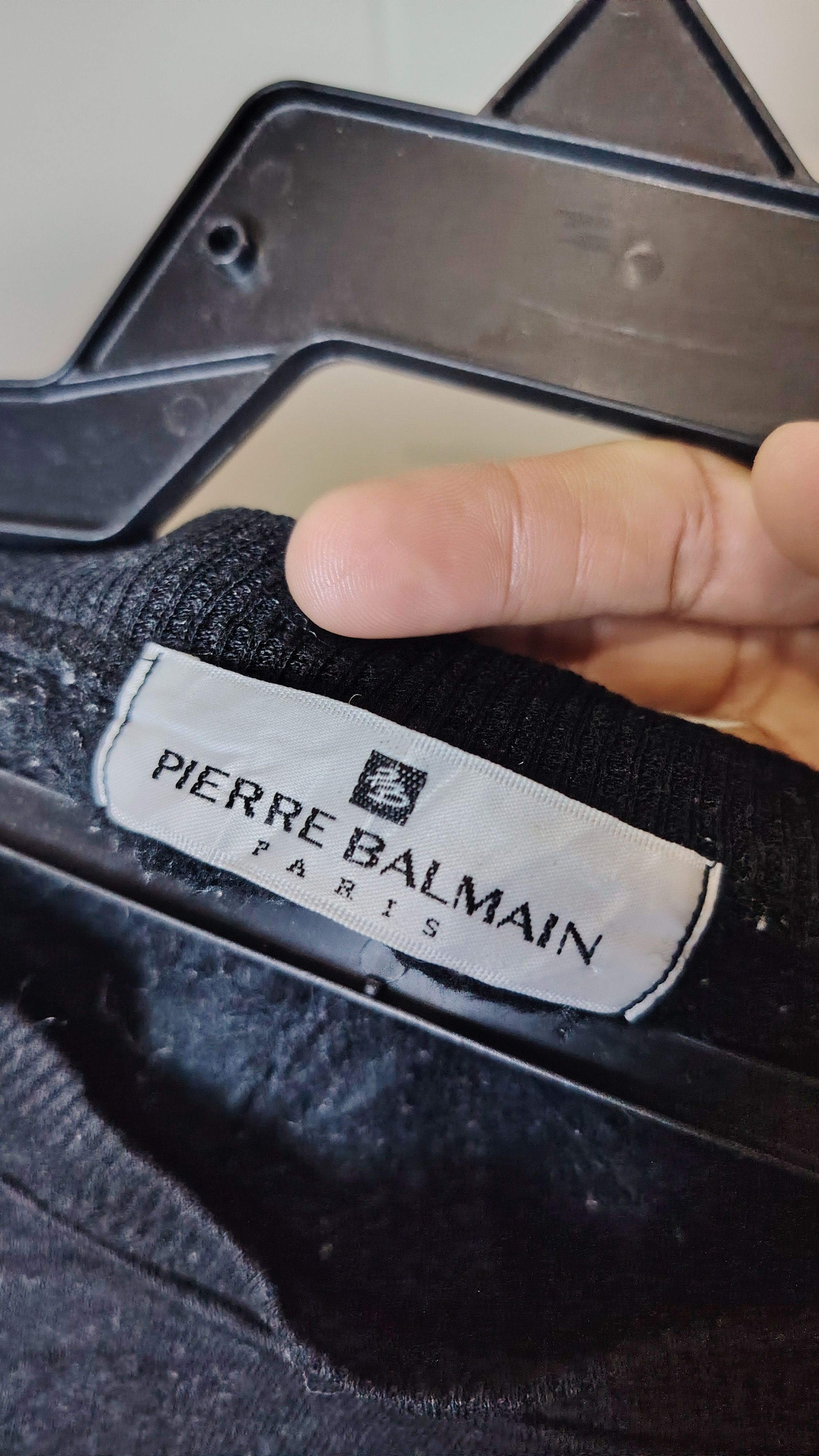 Balmain Vintage Pierre Balmain Fleece Sweatshirt Crewneck Size US L / EU 52-54 / 3 - 4 Thumbnail