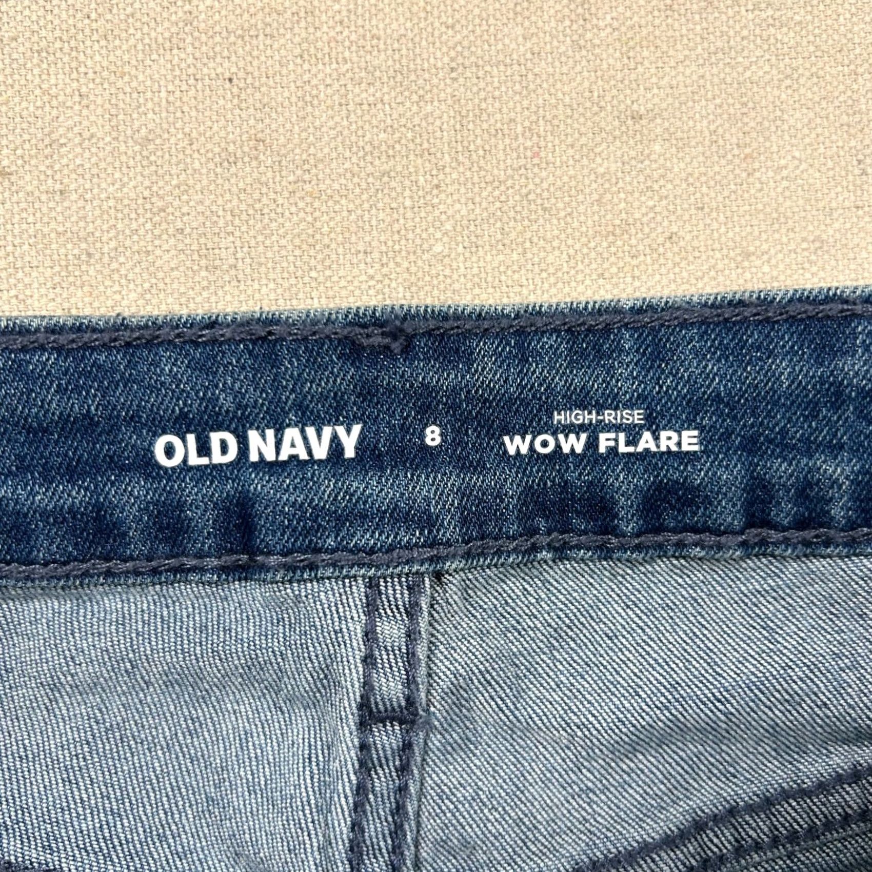 Old Navy Old Navy Jeans Womens 8 High Rise Flare Bell Bottom Denim Blue Size 30" / US 8 / IT 44 - 6 Thumbnail