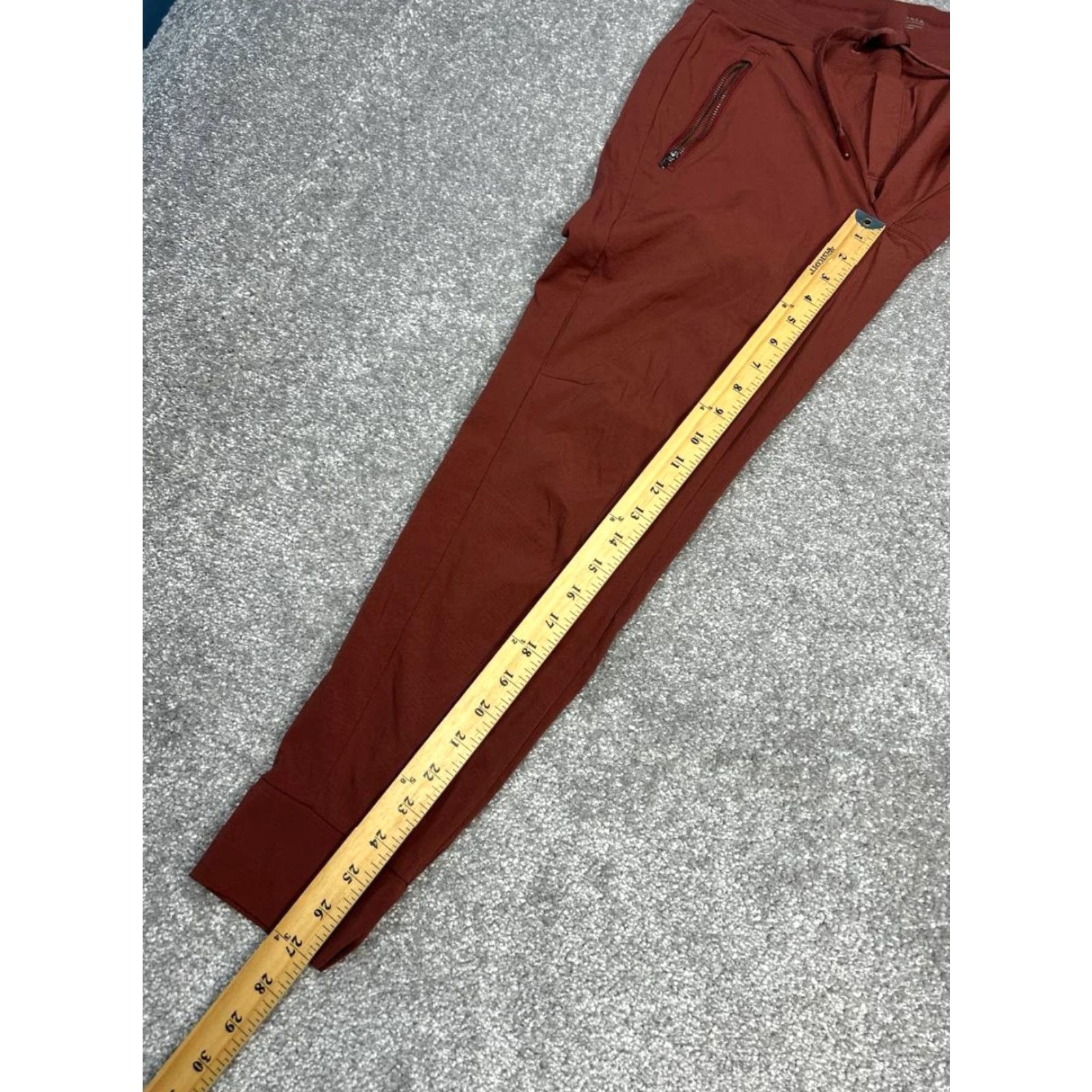 Athleta Athleta Trekkie North Jogger Pants Womens 0 Brown Stretch Mid Rise Tapered Leg Size 25" / US 0 / IT 36 - 3 Thumbnail