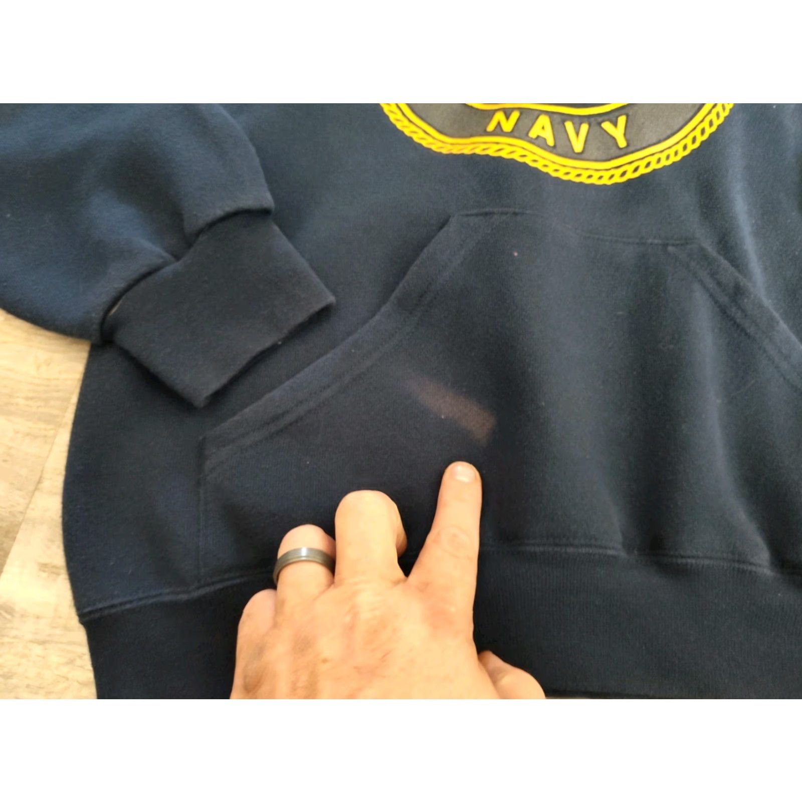 Soffe Vtg Soffe United States Navy US Hoodie Official Made In USA Blue Size M Size US M / EU 48-50 / 2 - 4 Thumbnail