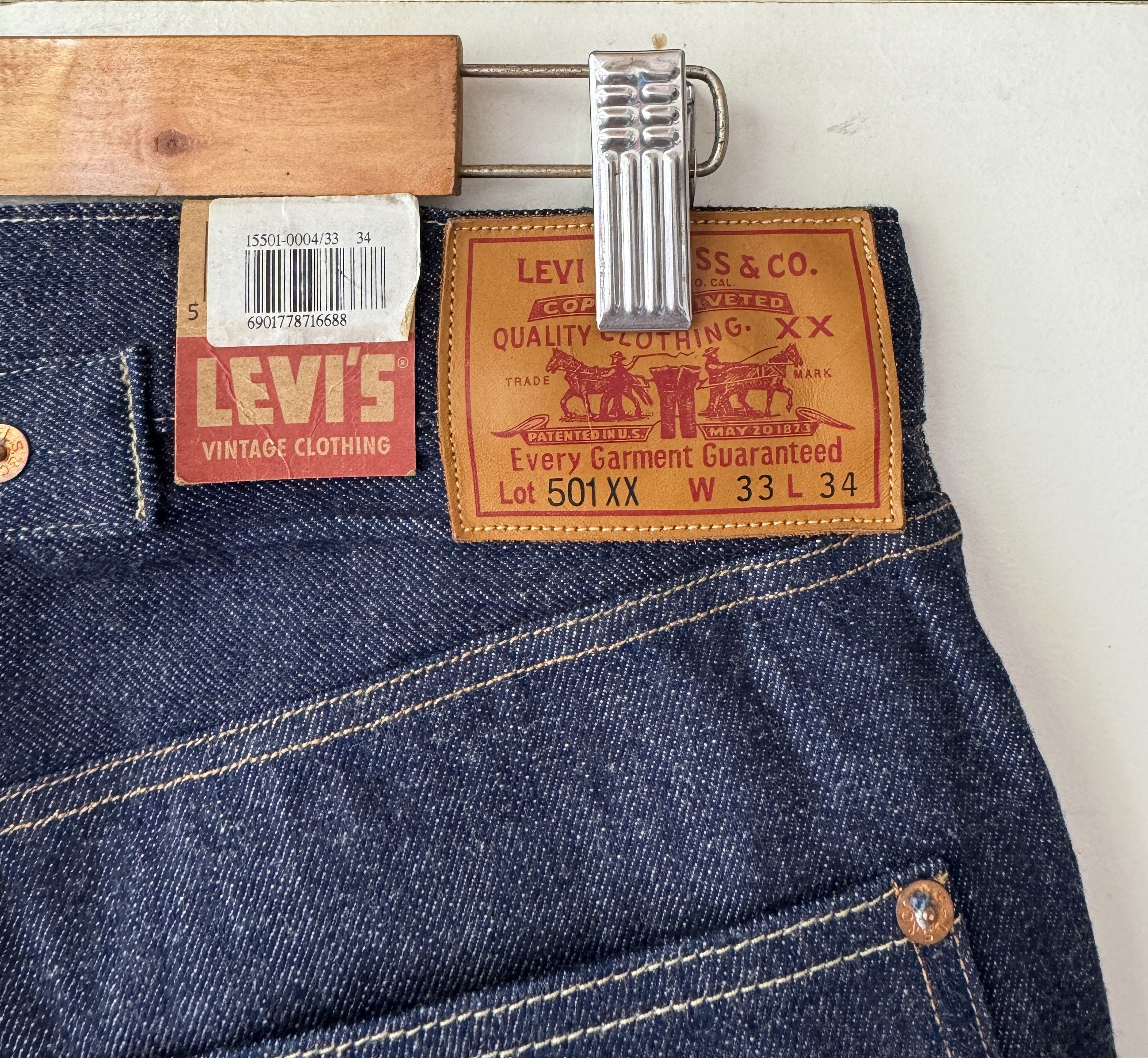 Levi's LEVIS BIG E LOT 501 XX SELVEDGE JEANS Size US 33 - 7 Thumbnail
