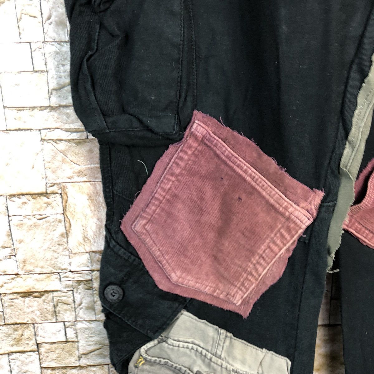 Japanese Brand Matchstick Black Cargo Multipocket Pants #A145 Size US 34 / EU 50 - 12 Thumbnail