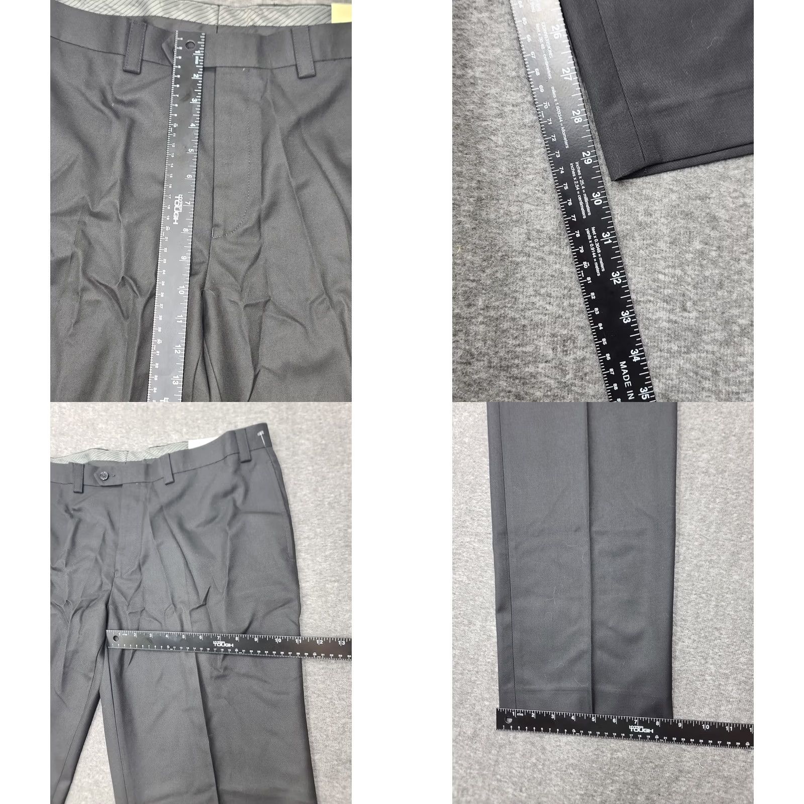 Ralph Lauren Lauren Ralph Lauren Dress Pants Mens 40x30 Black Flat Front Classic Fit Washable Dress Pants Mens Black 40x30 Modern Office Business Vintage: No Size US 40 / EU 56 - 8 Thumbnail