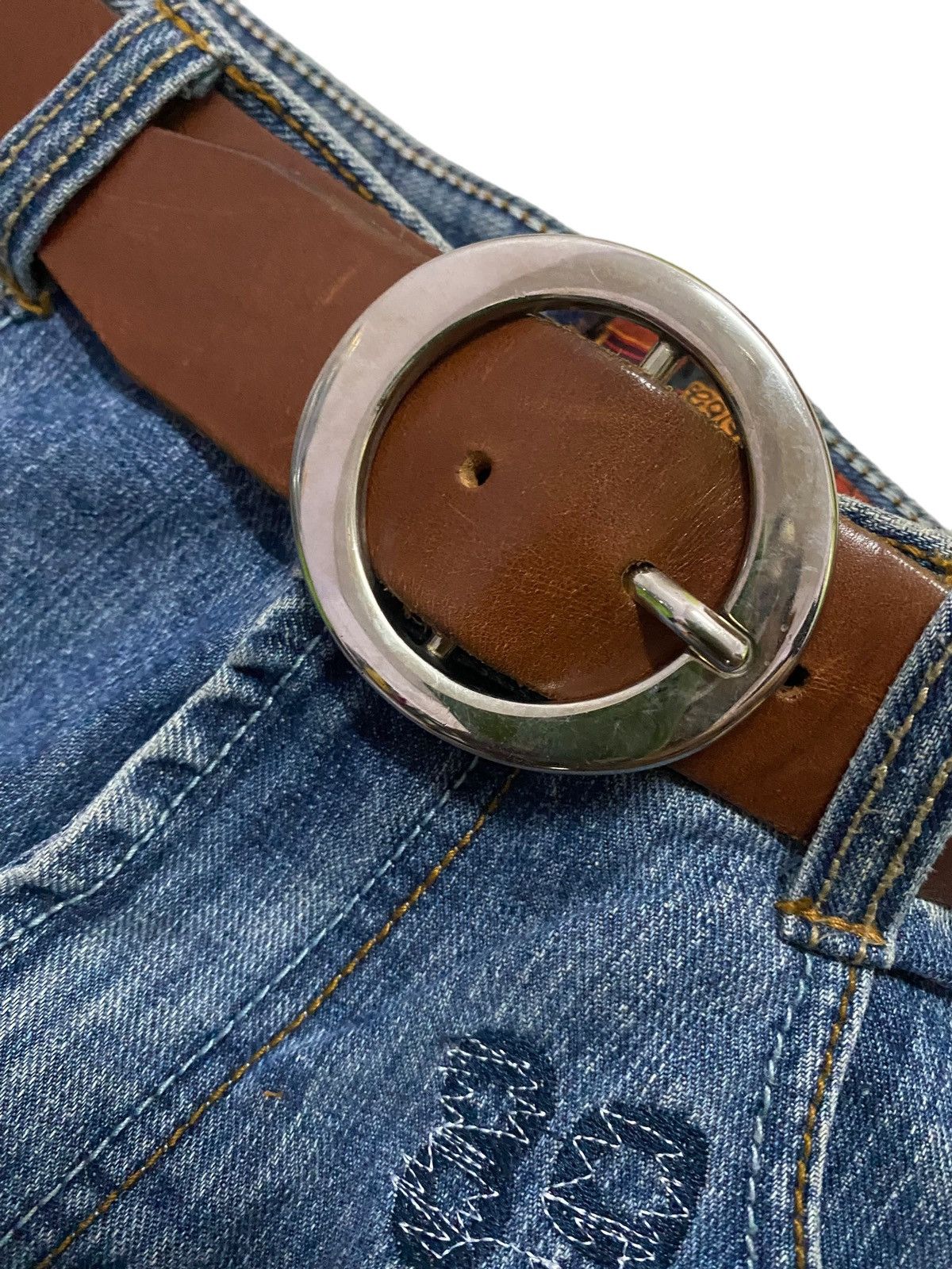 Leather Dolce&Gabbana Leather Belt Size ONE SIZE - 3 Thumbnail