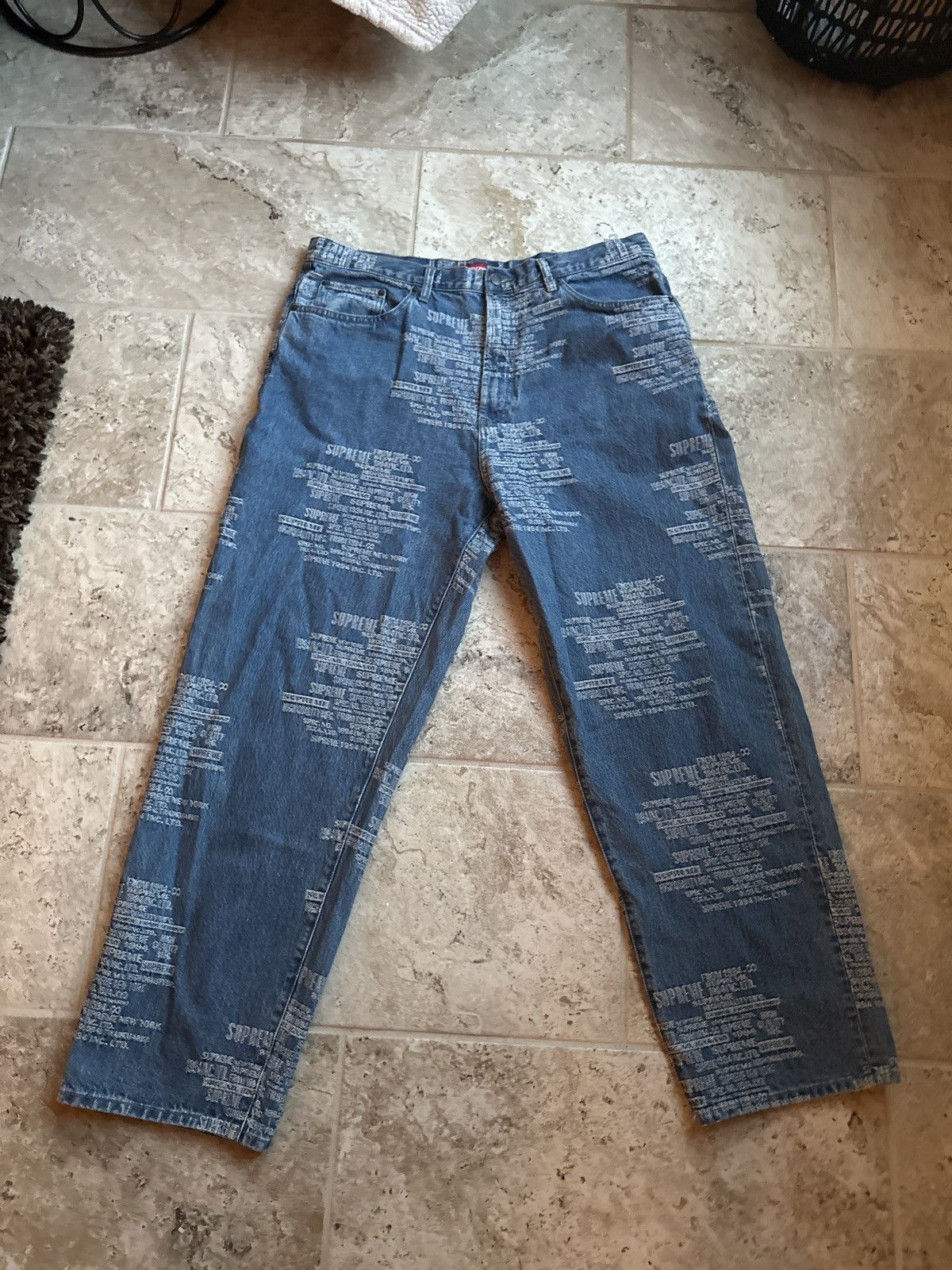 image of Supreme Jeans in Blue, Men's (Size 36)