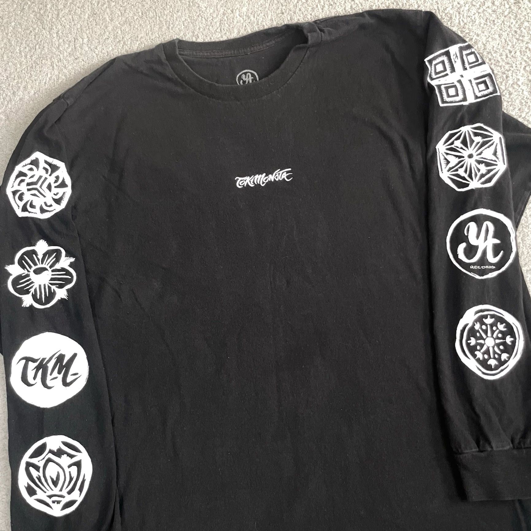 Vintage VINTAGE Tokimonsta T Shirt Men XL Black Graphic Print Long Sleeve Band Concert Merch 70s Size US XL / EU 56 / 4 - 3 Thumbnail