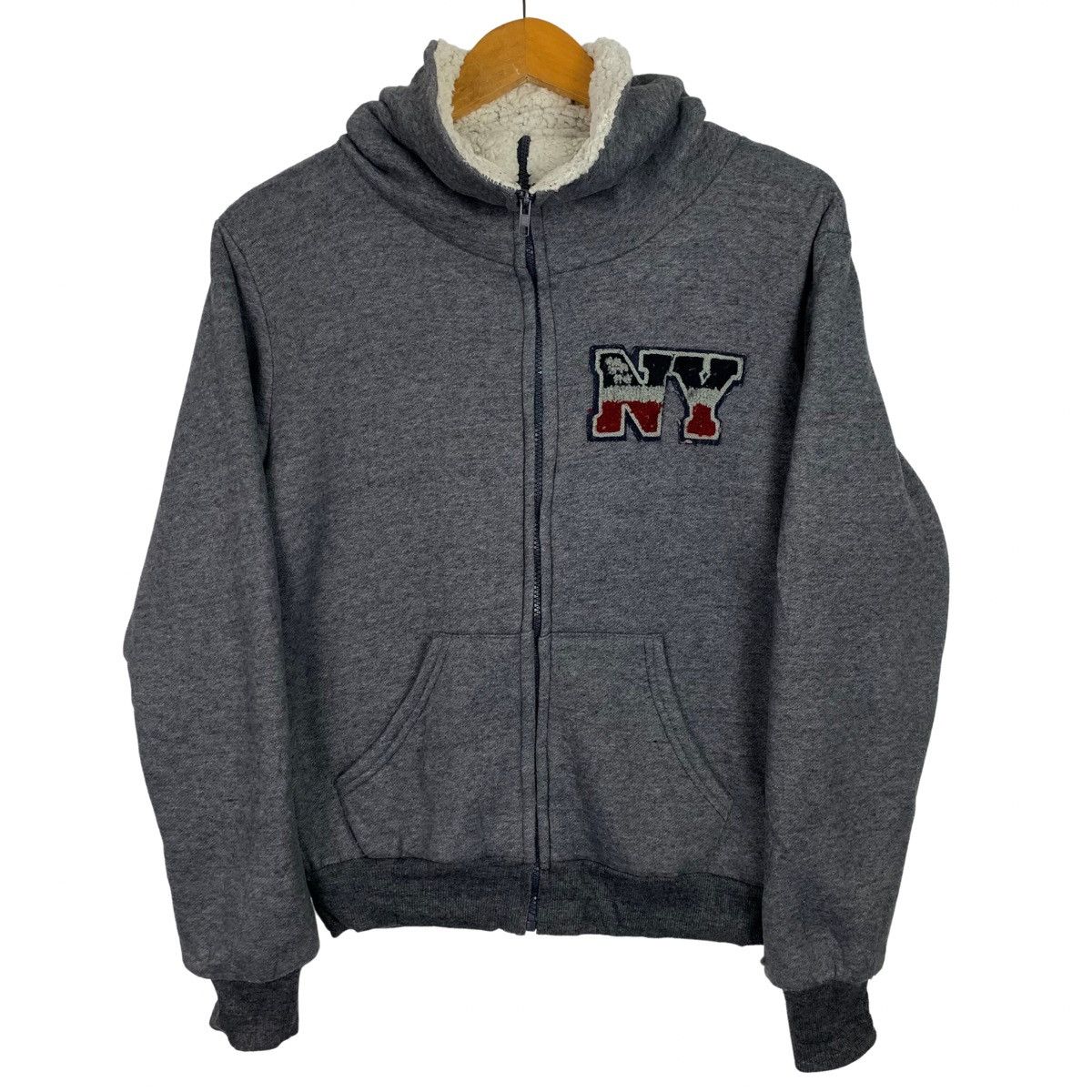 Japanese Brand × Vintage Vintage NY zip up hoodie Size US M / EU 48-50 / 2 - 1 Thumbnail