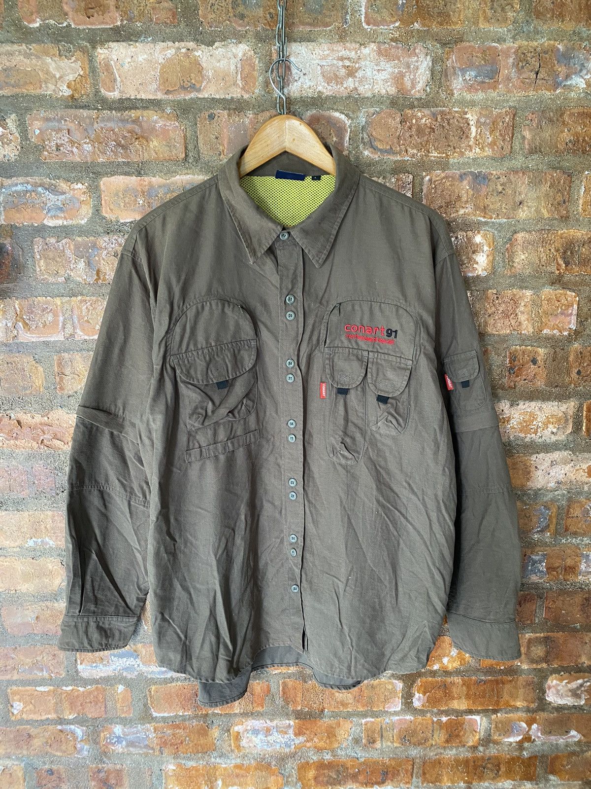 General Research × JNCO 1990s CONART utility multi pocket cargos jacket Size US L / EU 52-54 / 3 - 2 Thumbnail