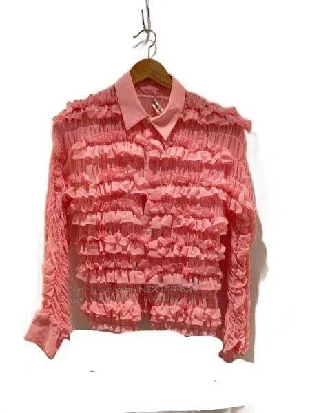 Other Comme Des Garcons Pink floral shirt top Size M / US 6-8 / IT 42-44 - 1 Thumbnail