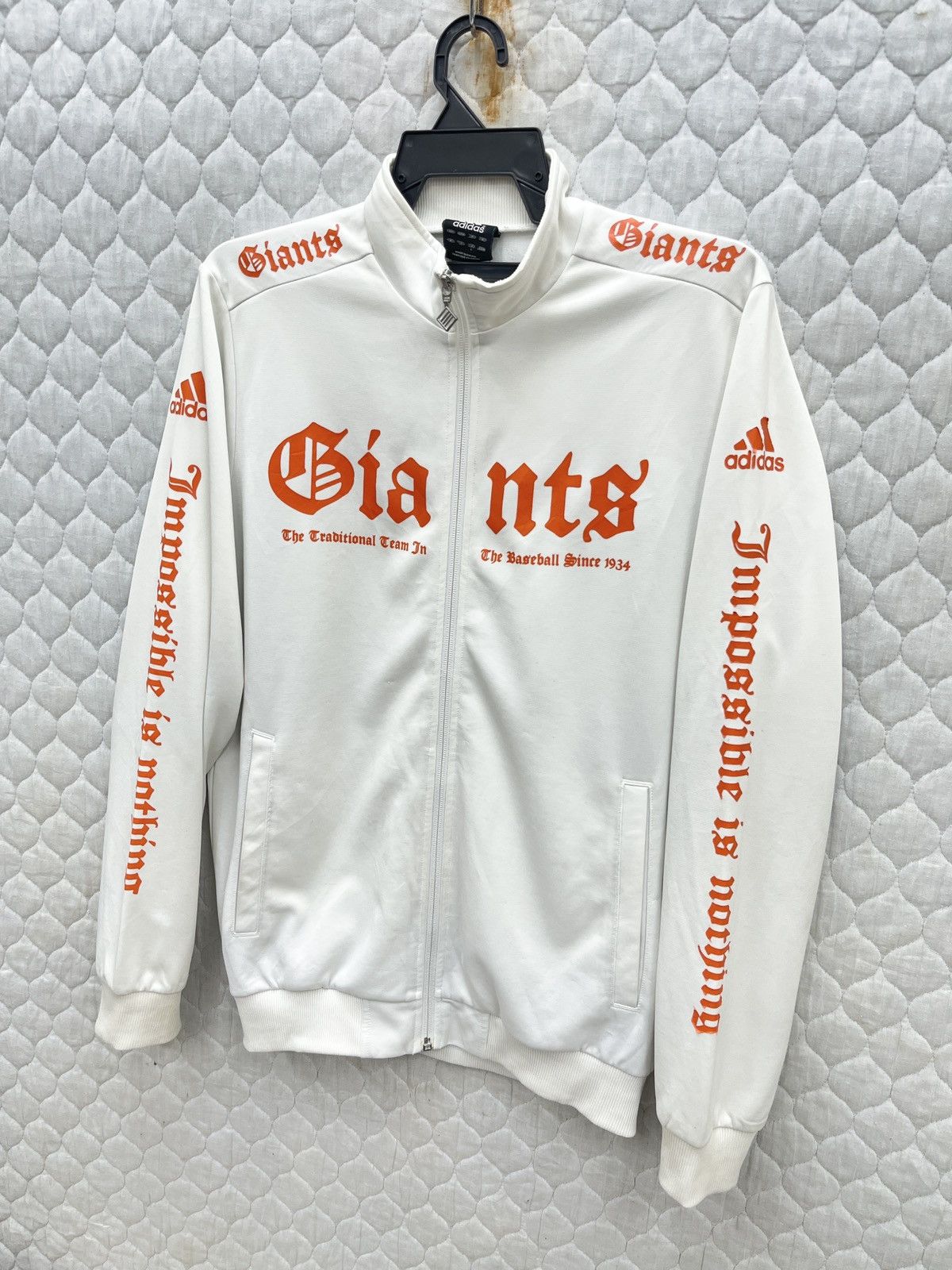 Adidas 🔥🔥🔥STEALS ADIDAS MLB GIANTS BASEBALL TEAM SWEATER Size US M / EU 48-50 / 2 - 3 Thumbnail