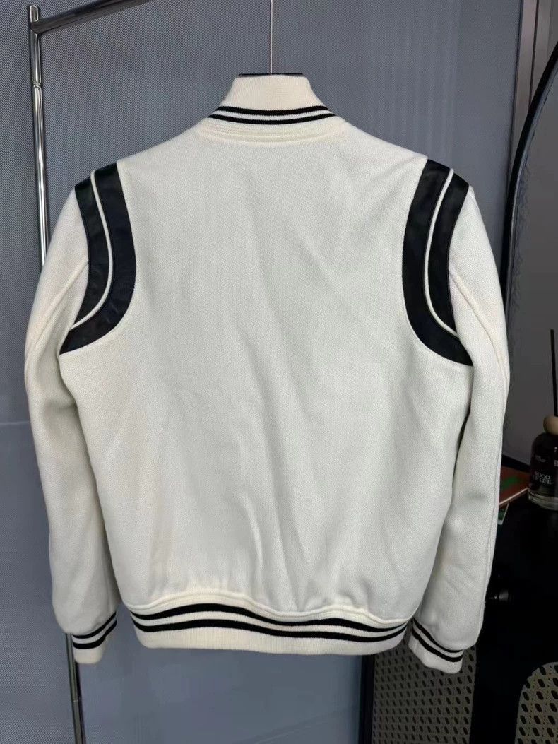 Saint Laurent Paris Saint Laurent Paris White baseball jacket-2506 Size US S / EU 44-46 / 1 - 2 Thumbnail