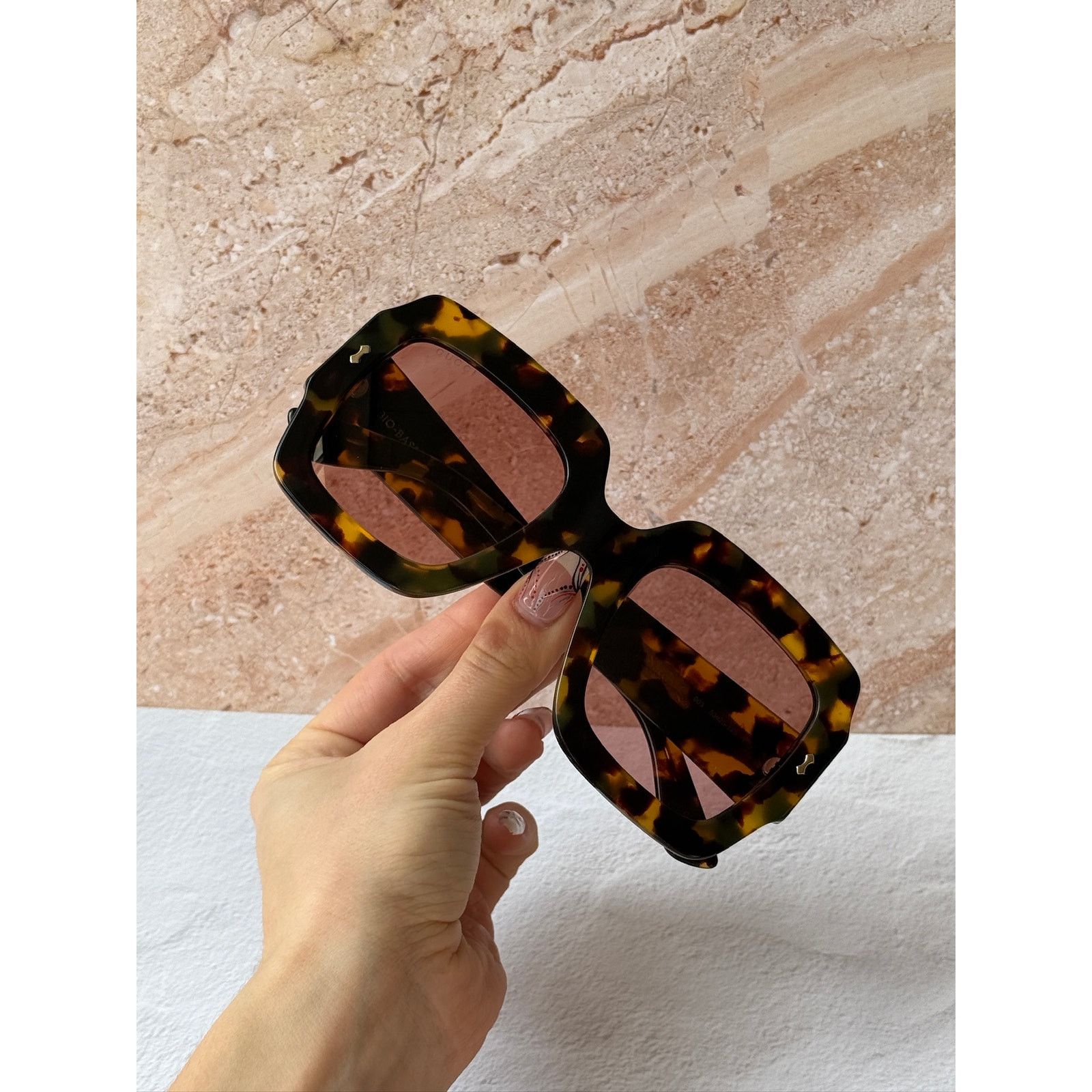 Gucci NEW Gucci GG1111S Brown Red Lens Oversized Sunglasses Size ONE SIZE - 12 Thumbnail