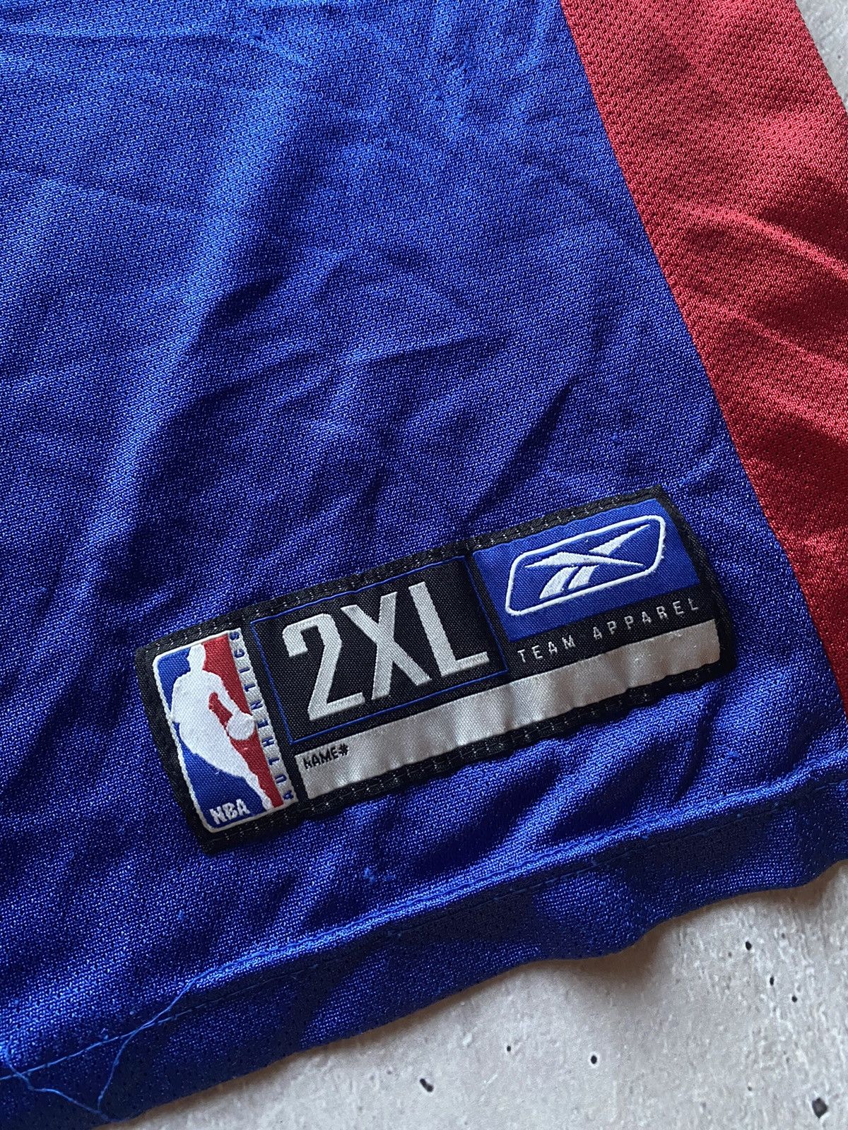 NBA × Reebok × Vintage Vintage Detroit Pistons Ben Wallace Reebok Basketball Jersey Size US XXL / EU 58 / 5 - 7 Thumbnail