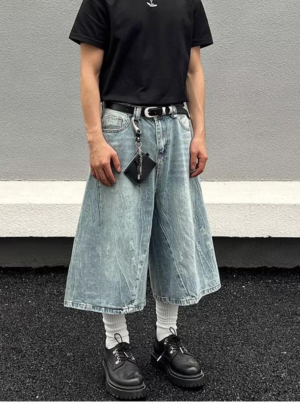 Other Wide Leg Loose Jorts Size US 28 / EU 44 - 4 Thumbnail