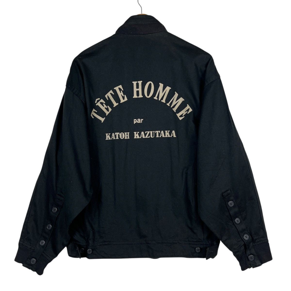 Tete Homme 🔥 Vintage Tete Homme Par Katoh kazutaka Big Logo Jacket Size US L / EU 52-54 / 3 - 1 Thumbnail