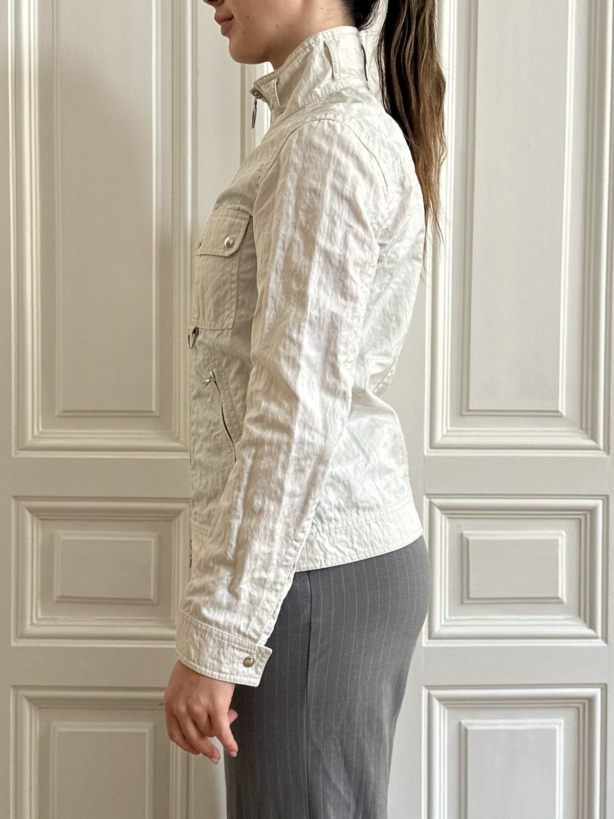 Prada Prada Sport Vintage Rare 90s Women’s Luxury Cropped Jacket Size M / US 6-8 / IT 42-44 - 6 Thumbnail