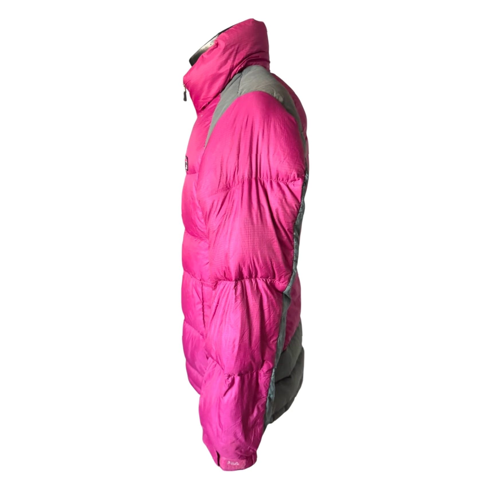 Fila FILA Pink/Grey Puffer Jacket (Tag: 95) – Full Zip Insulated High Collar, Women’s M, Brand FILA, Jacket Size M / US 6-8 / IT 42-44 - 2 Thumbnail