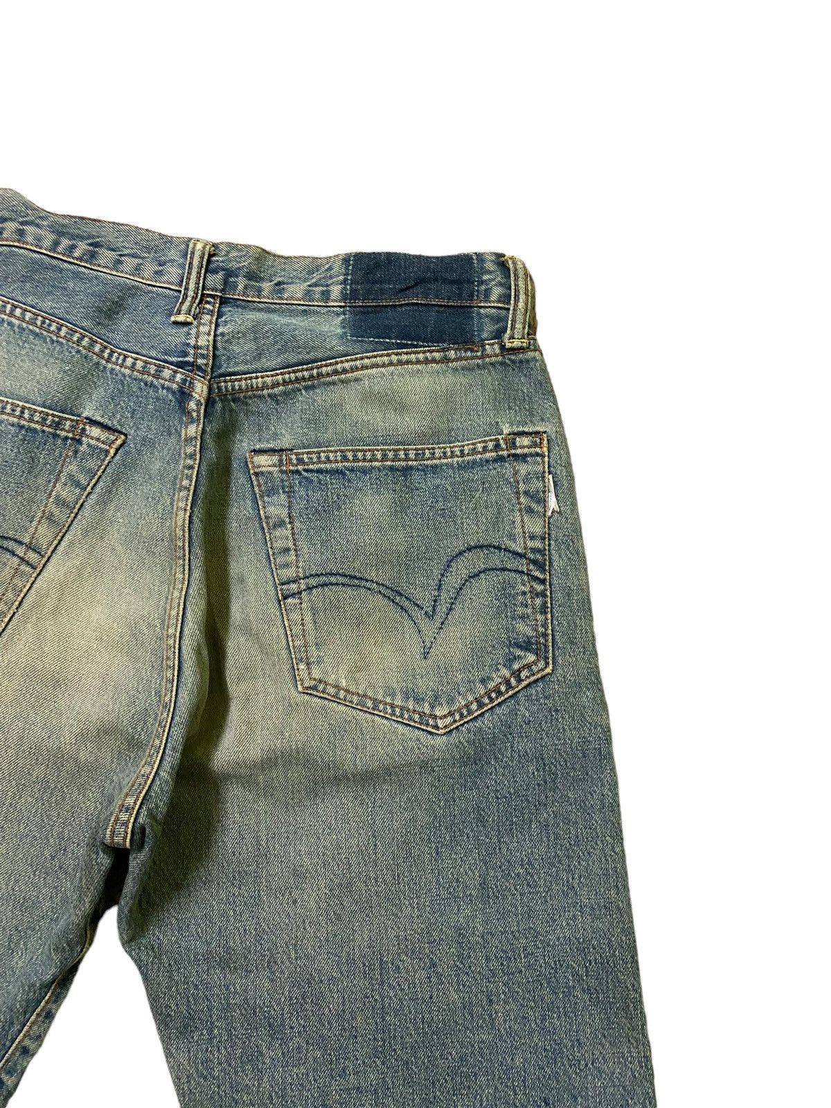 Hysteric Glamour × Vintage Studio D'ARTISAN Balenciaga Style Distressed Selvedge Jeans Size US 29 - 13 Thumbnail