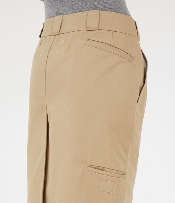 Maison Margiela o1bcso1str0526 Midi Skirt in Camel Size 25" / US 0 / IT 36 - 4 Thumbnail